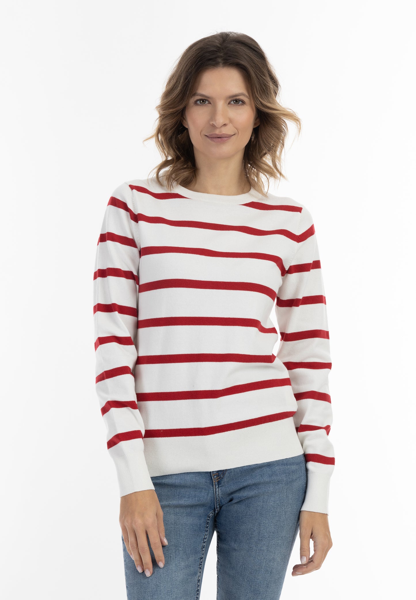 usha BLUE LABEL damski sweter z dzianiny