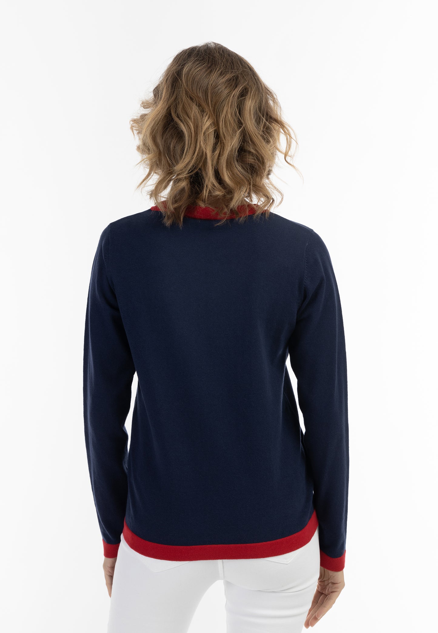 usha BLUE LABEL damski sweter z dzianiny