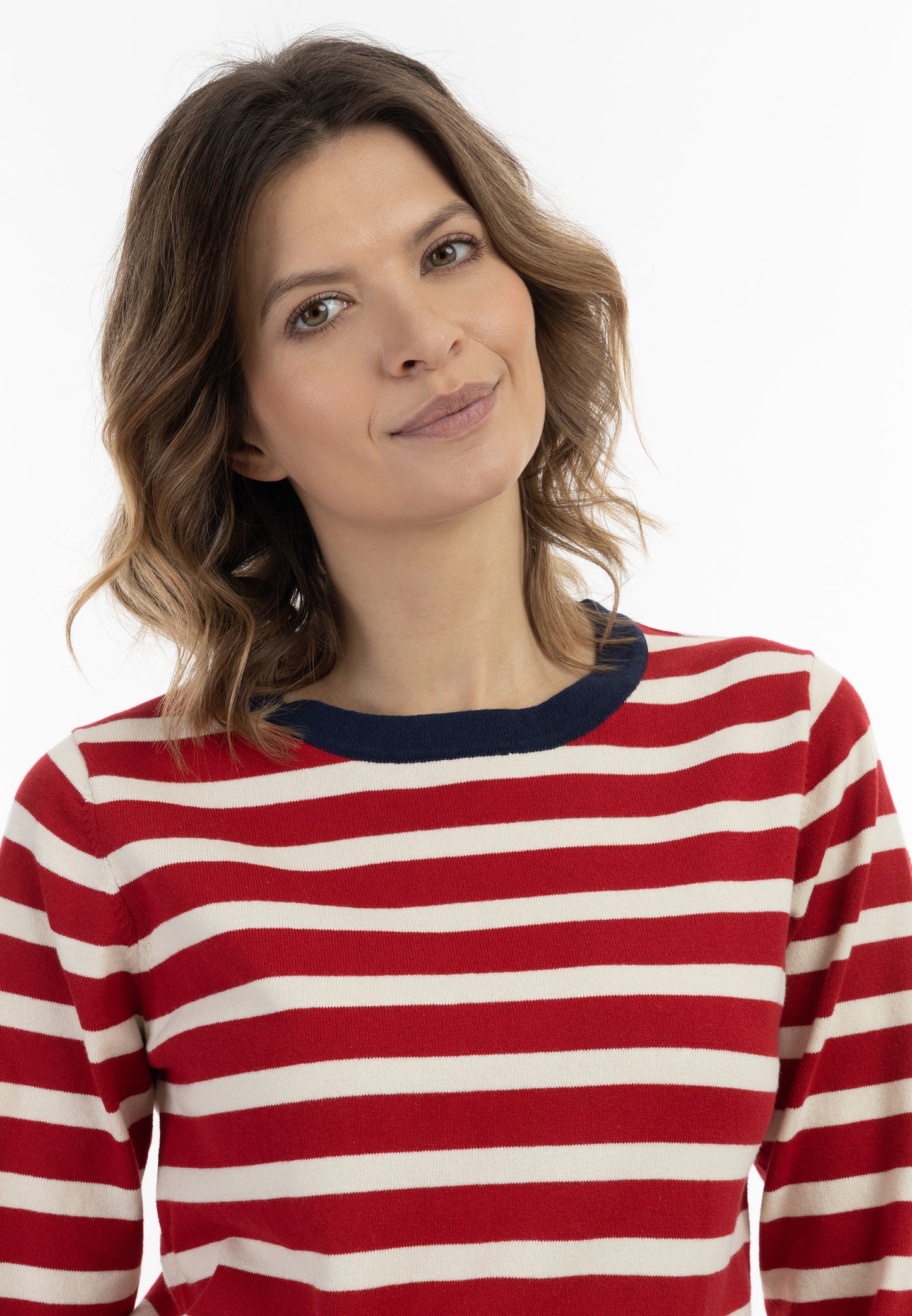 usha BLUE LABEL damski sweter z dzianiny