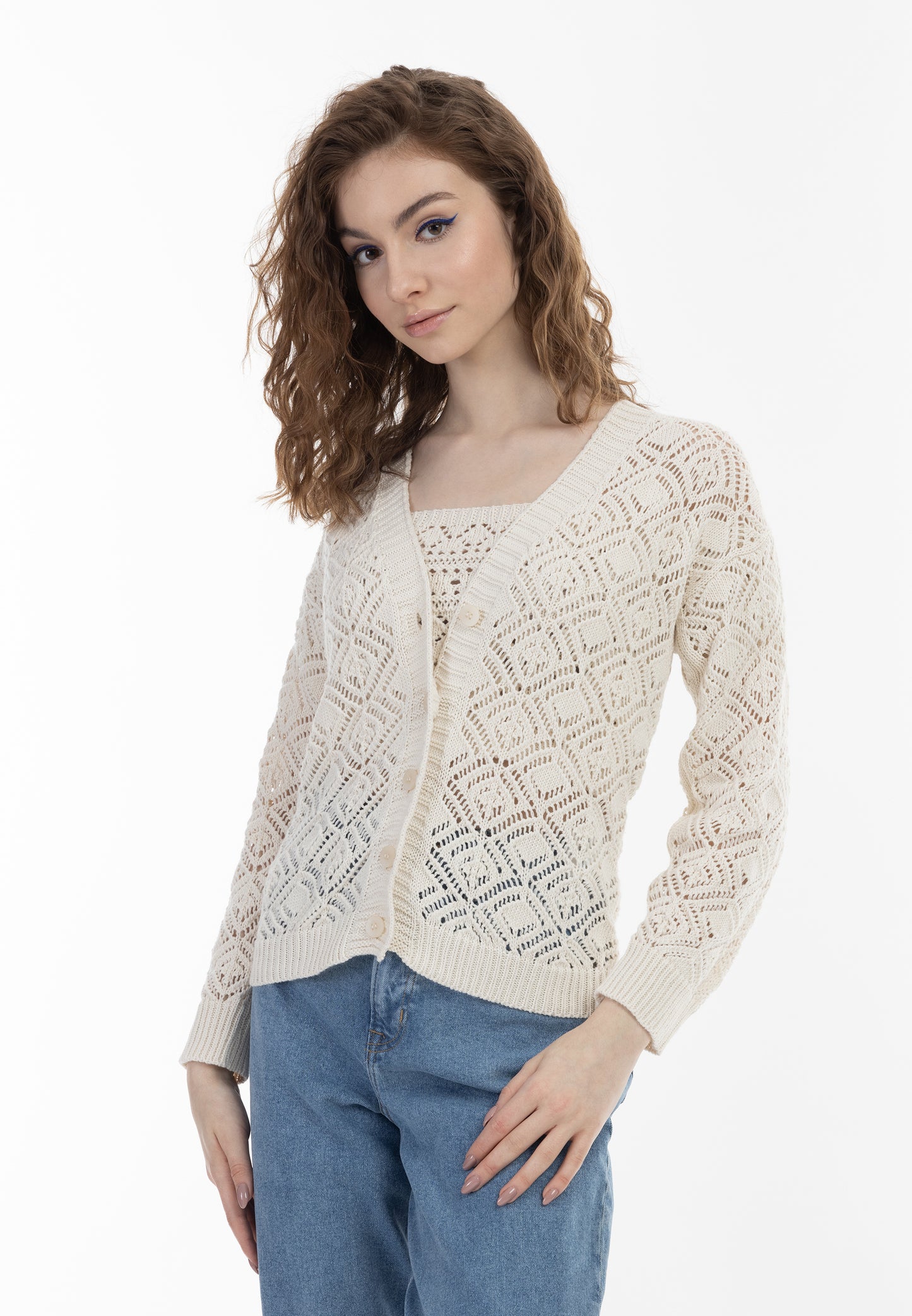 myMo women's knit cardigan