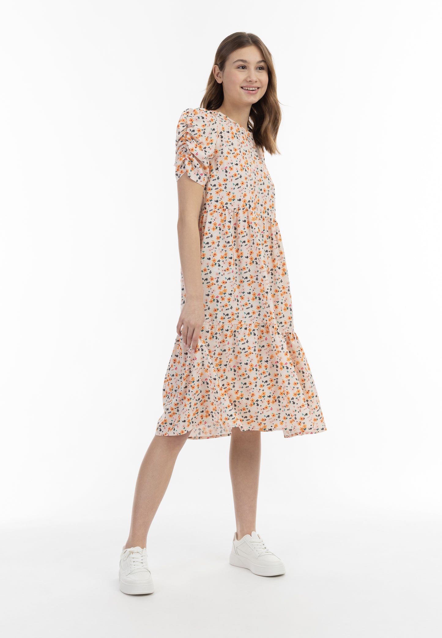 myMo women's midi short sleeve dress