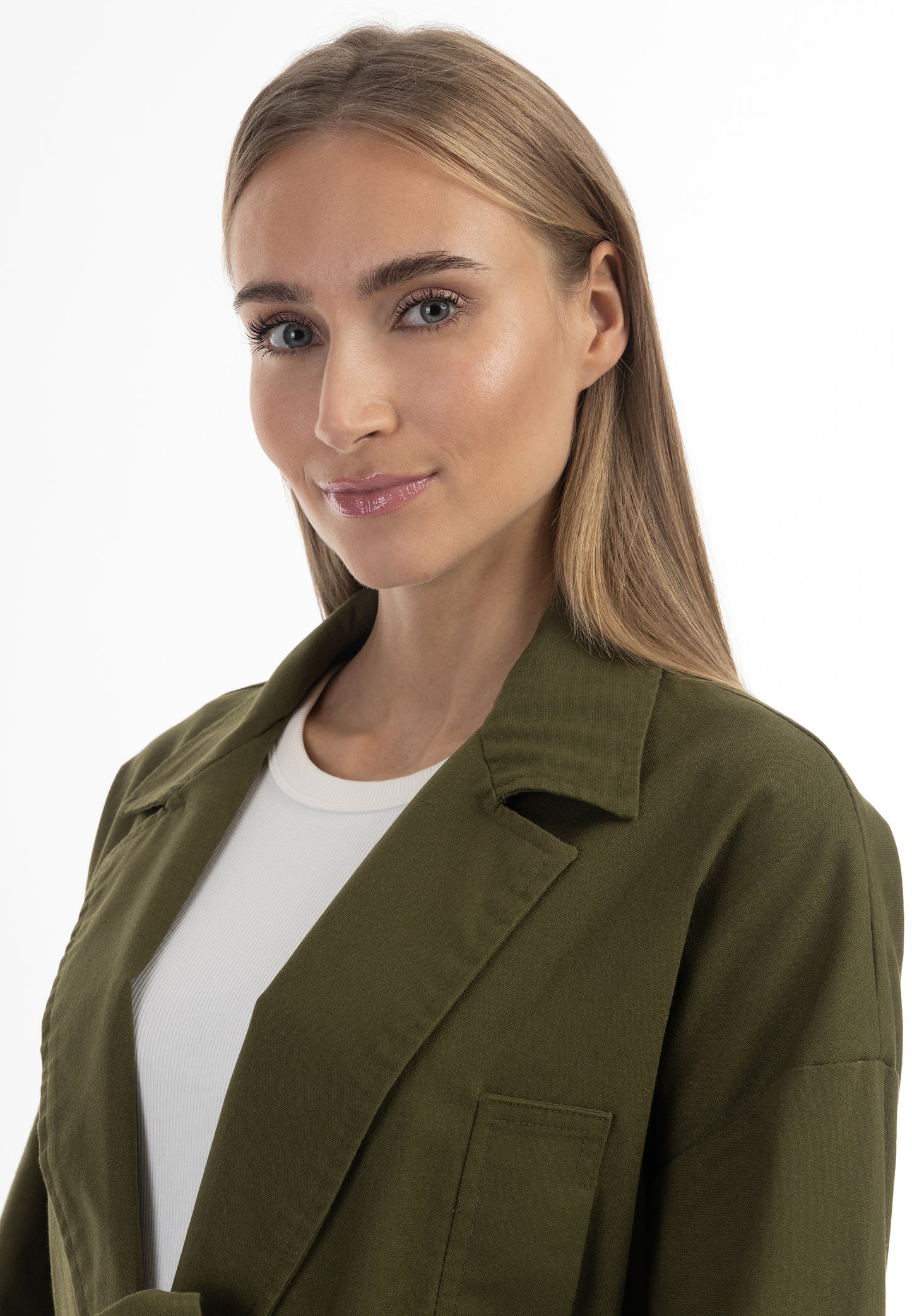 RISA women's trench coat with waist belt