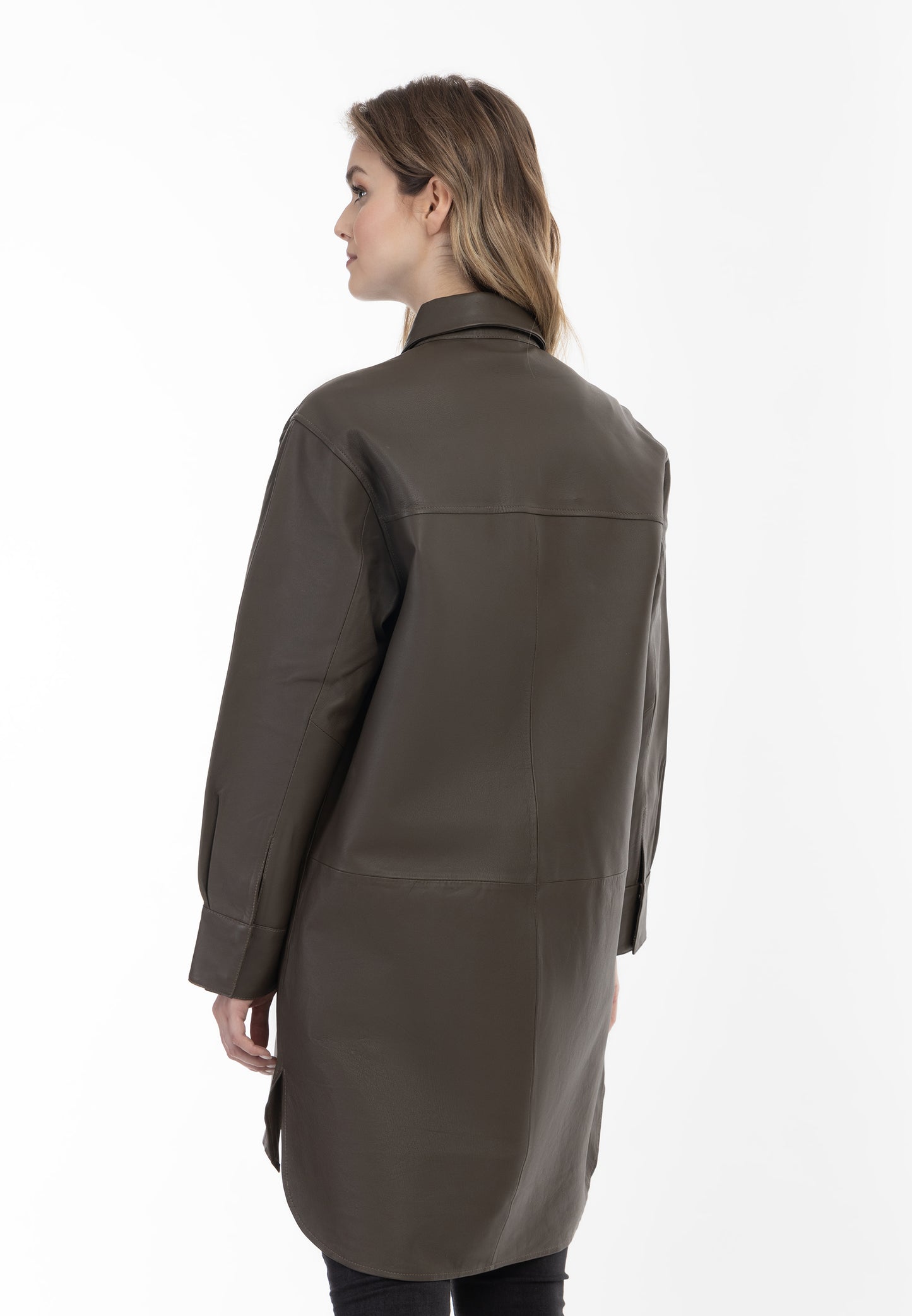 DreiMaster Vintage women's leather shirt