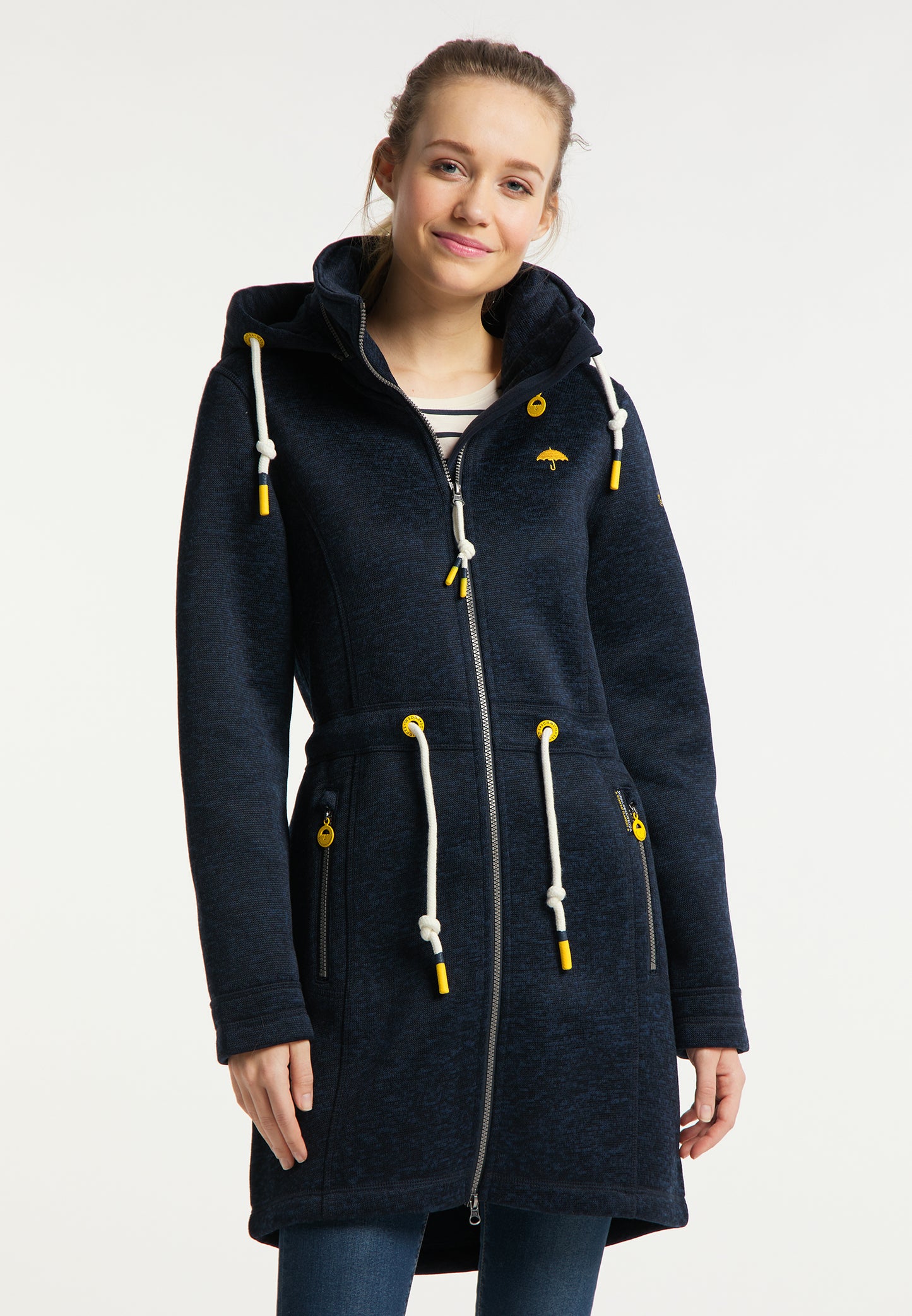 Schmuddelwedda women's knit fleece coat