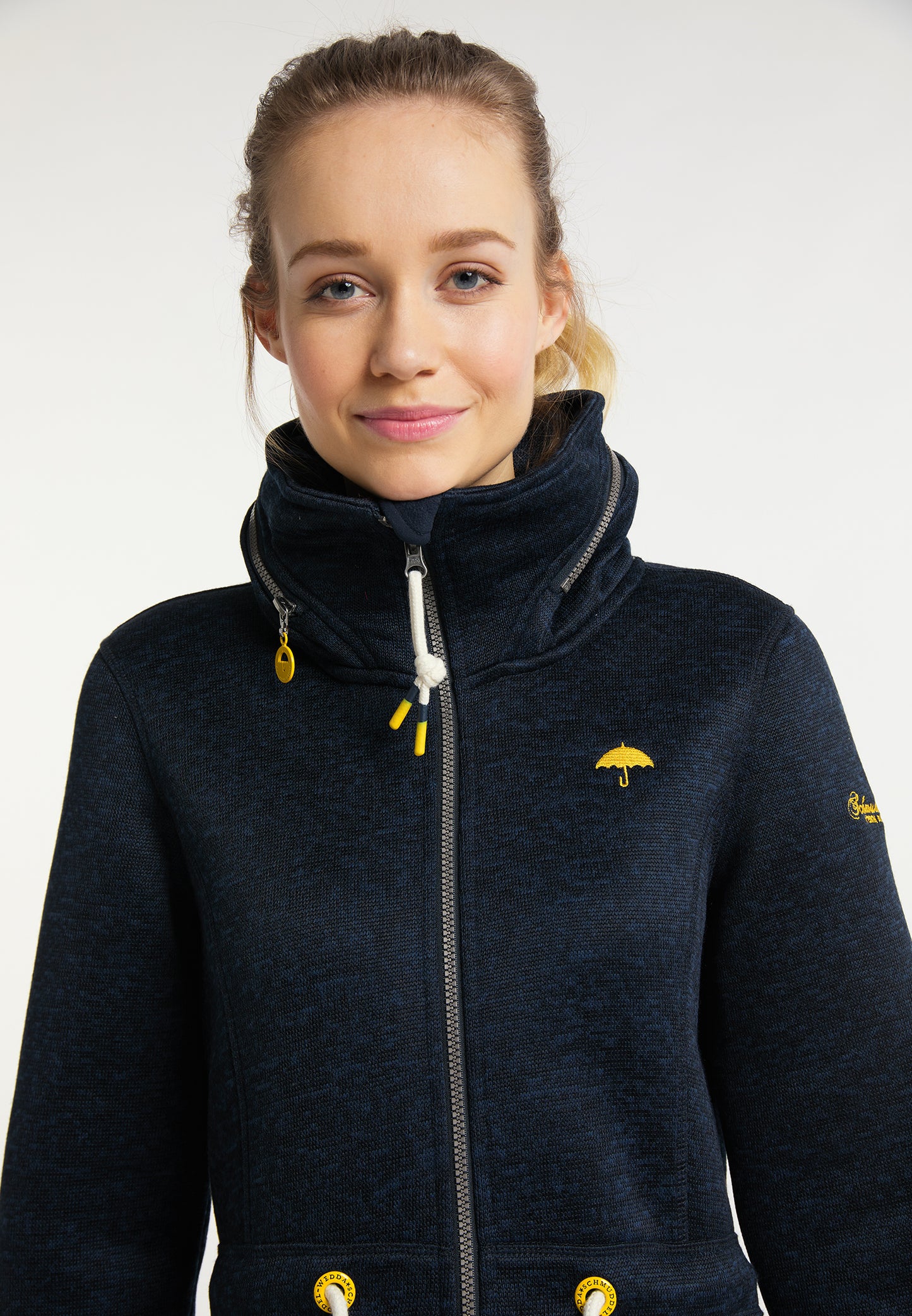 Schmuddelwedda women's knit fleece coat