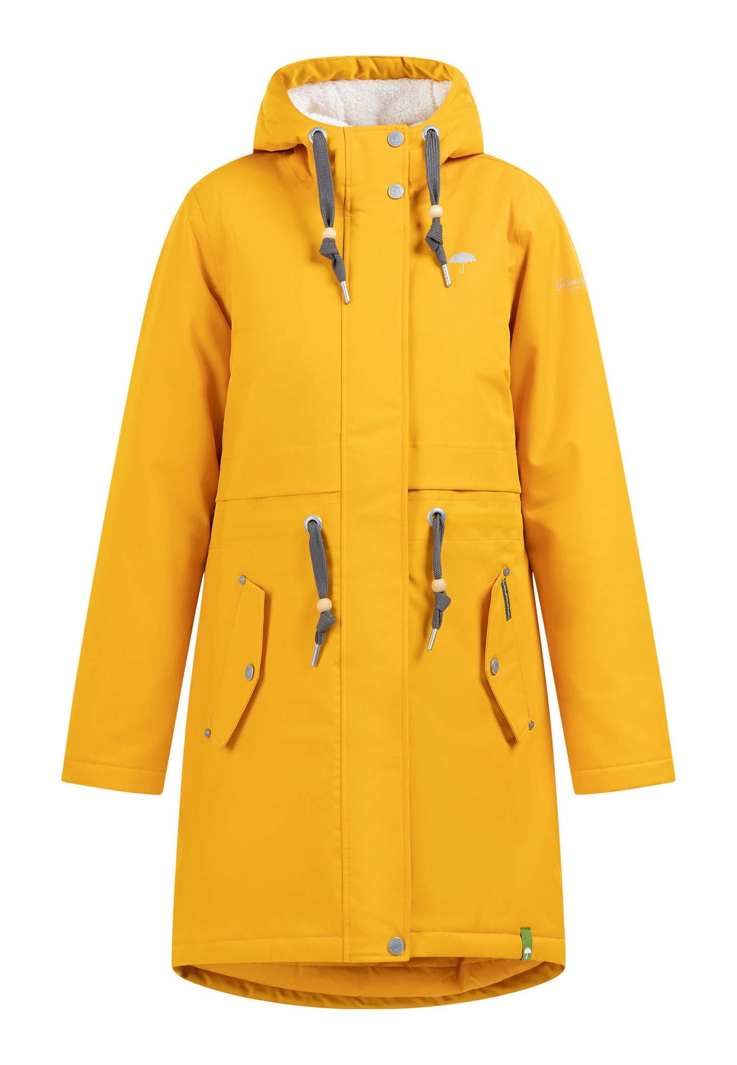 Schmuddelwedda women's winter parka made from recycled polyester