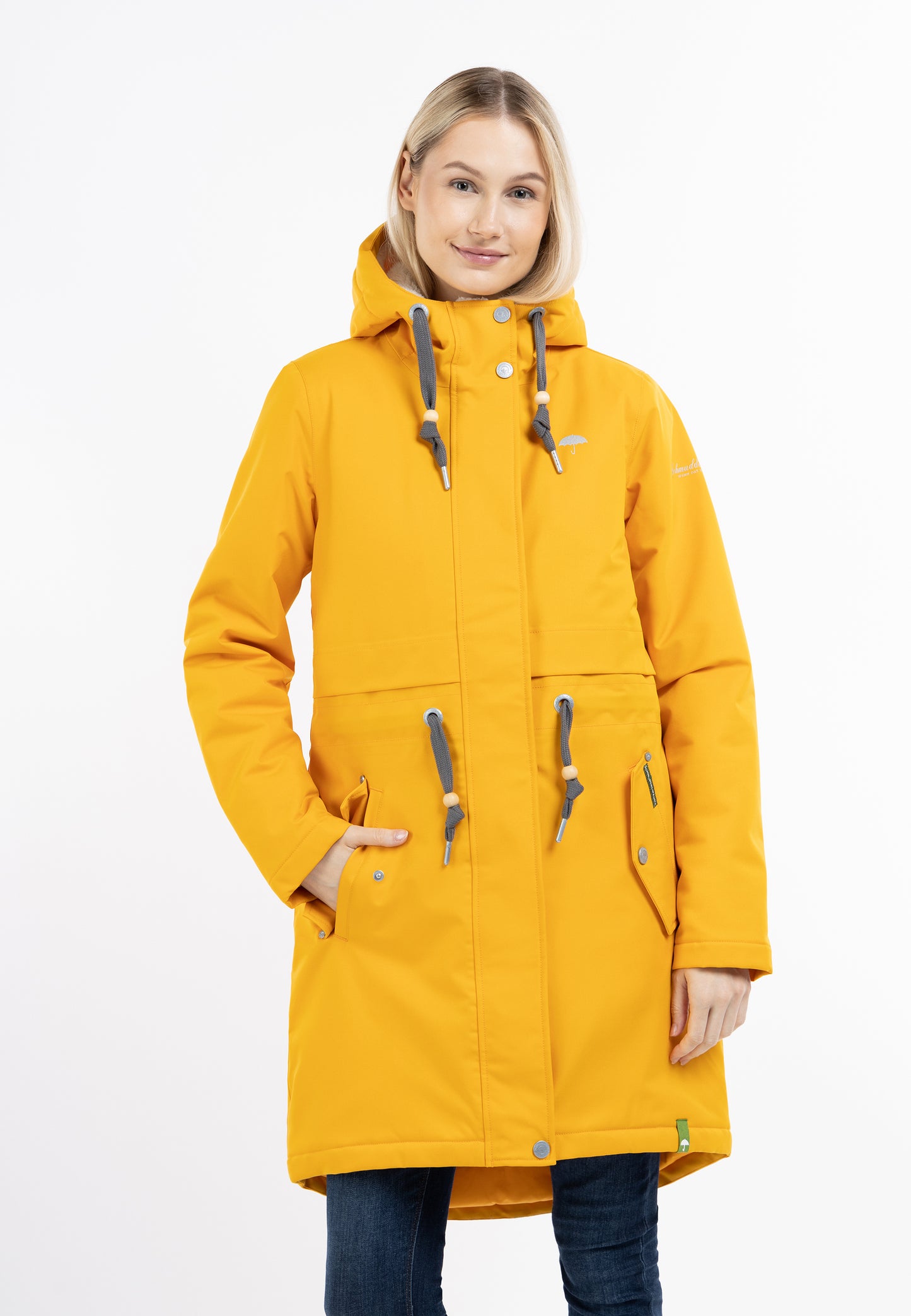 Schmuddelwedda women's winter parka made from recycled polyester