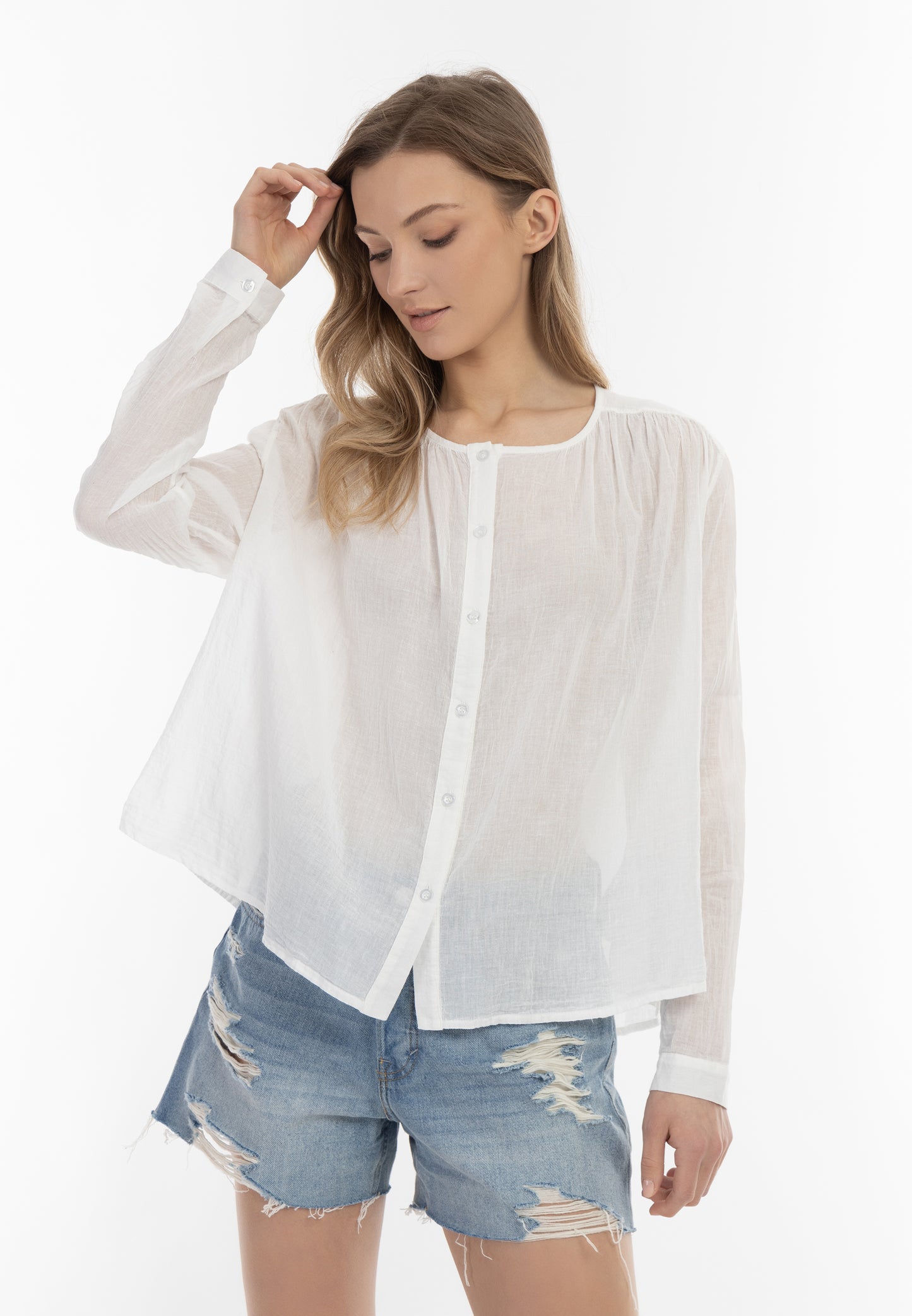 DreiMaster Vintage women's long sleeve blouse