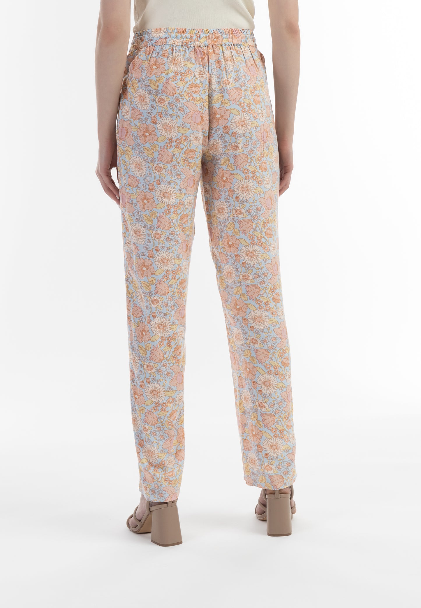 usha women's fabric trousers