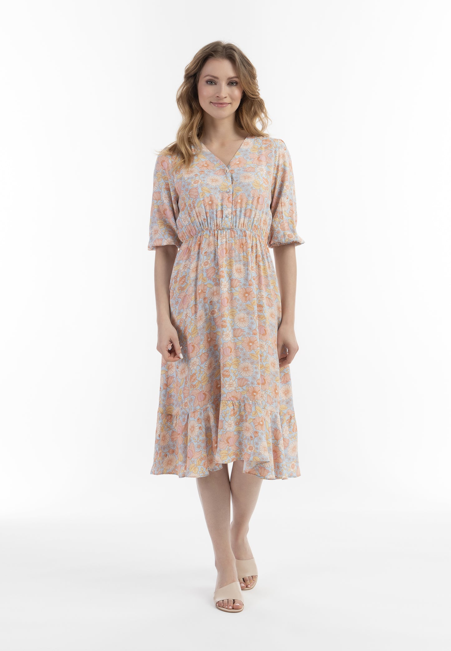 usha women's midi dress