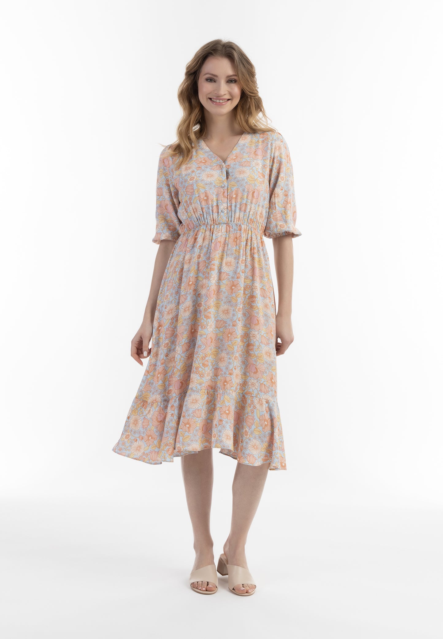 usha women's midi dress