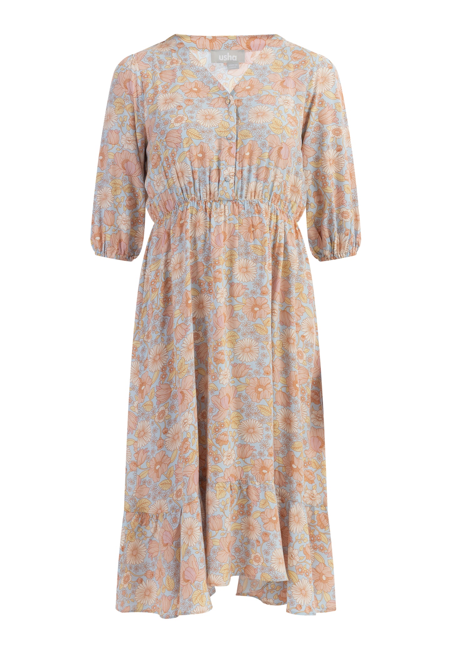 usha women's midi dress