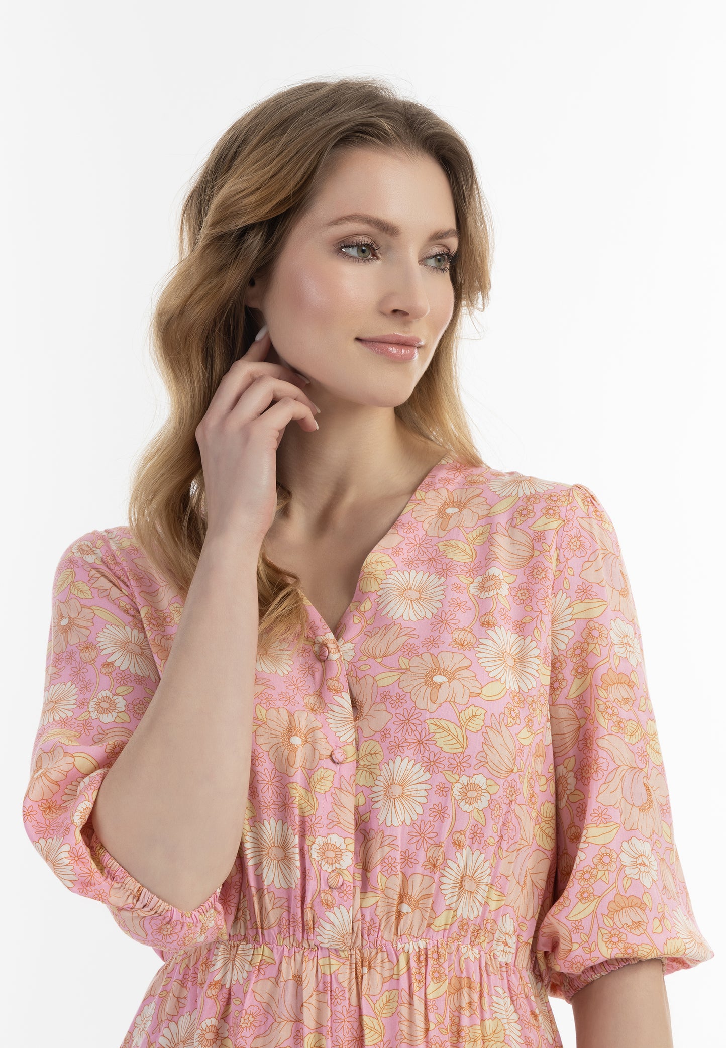 usha women's midi dress