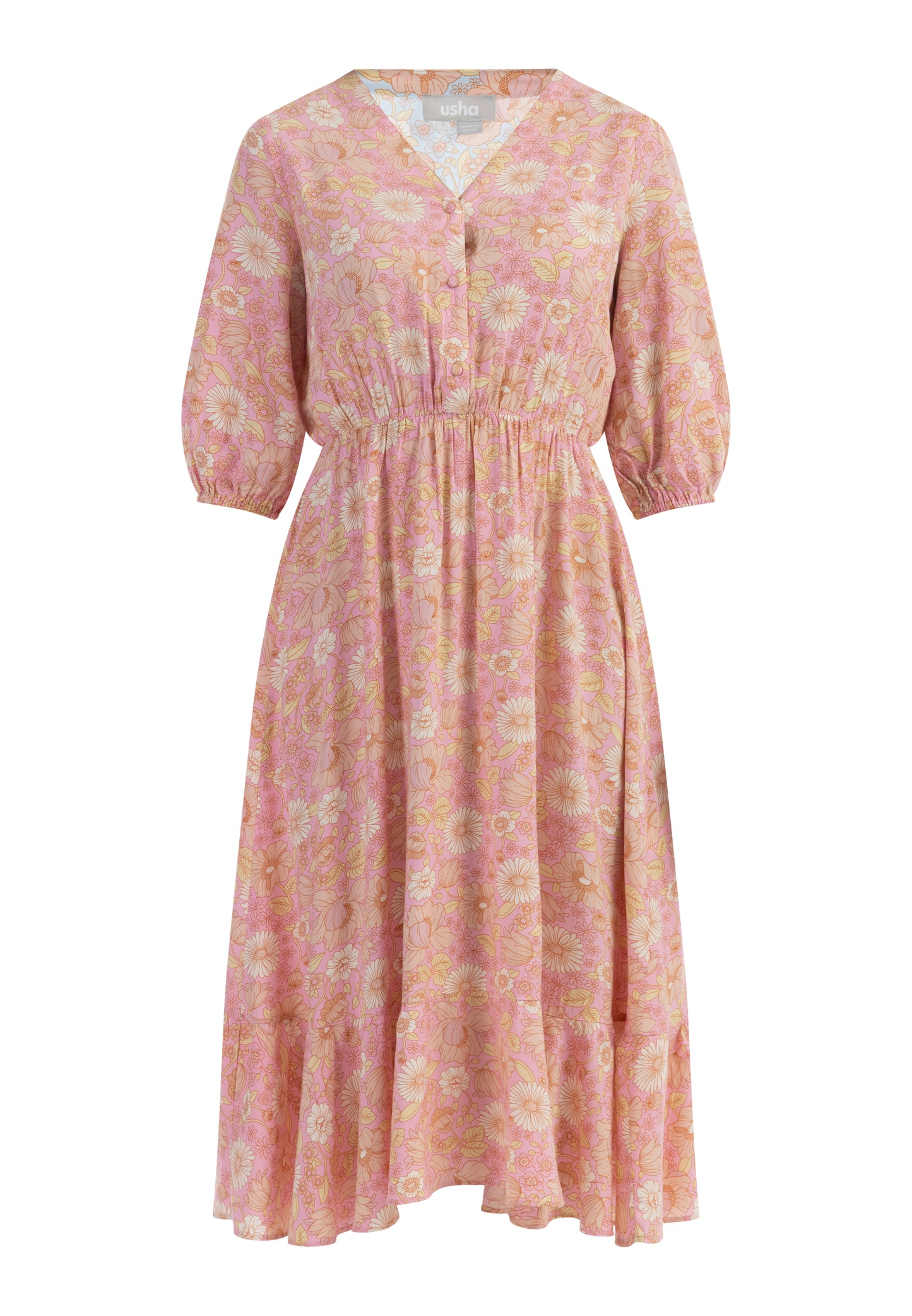 usha women's midi dress