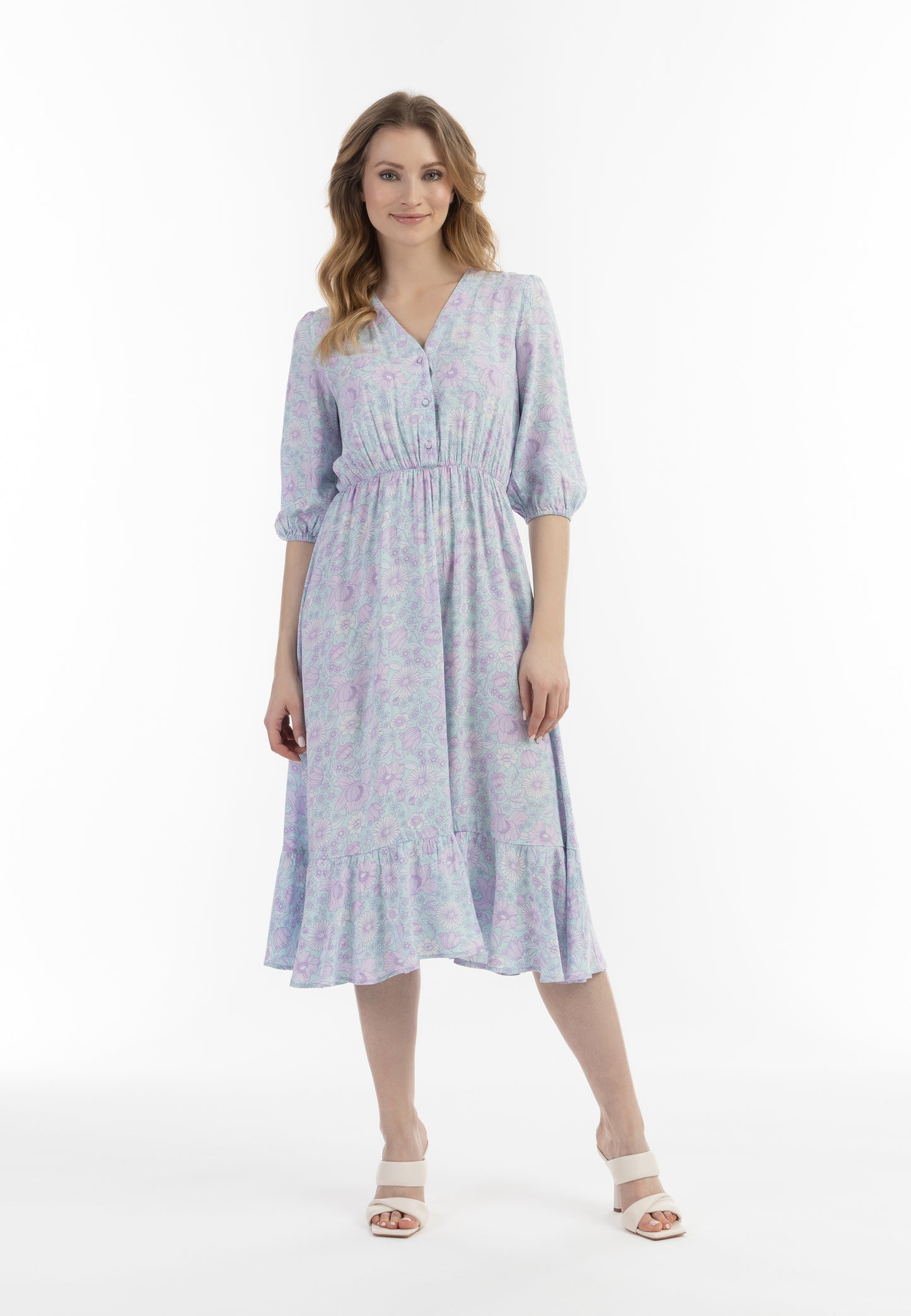 usha women's midi dress