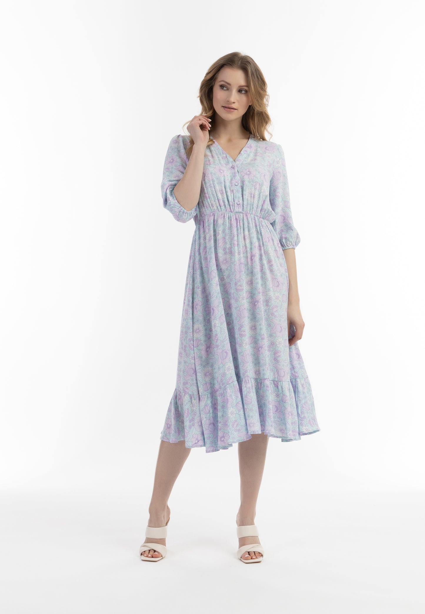 usha women's midi dress