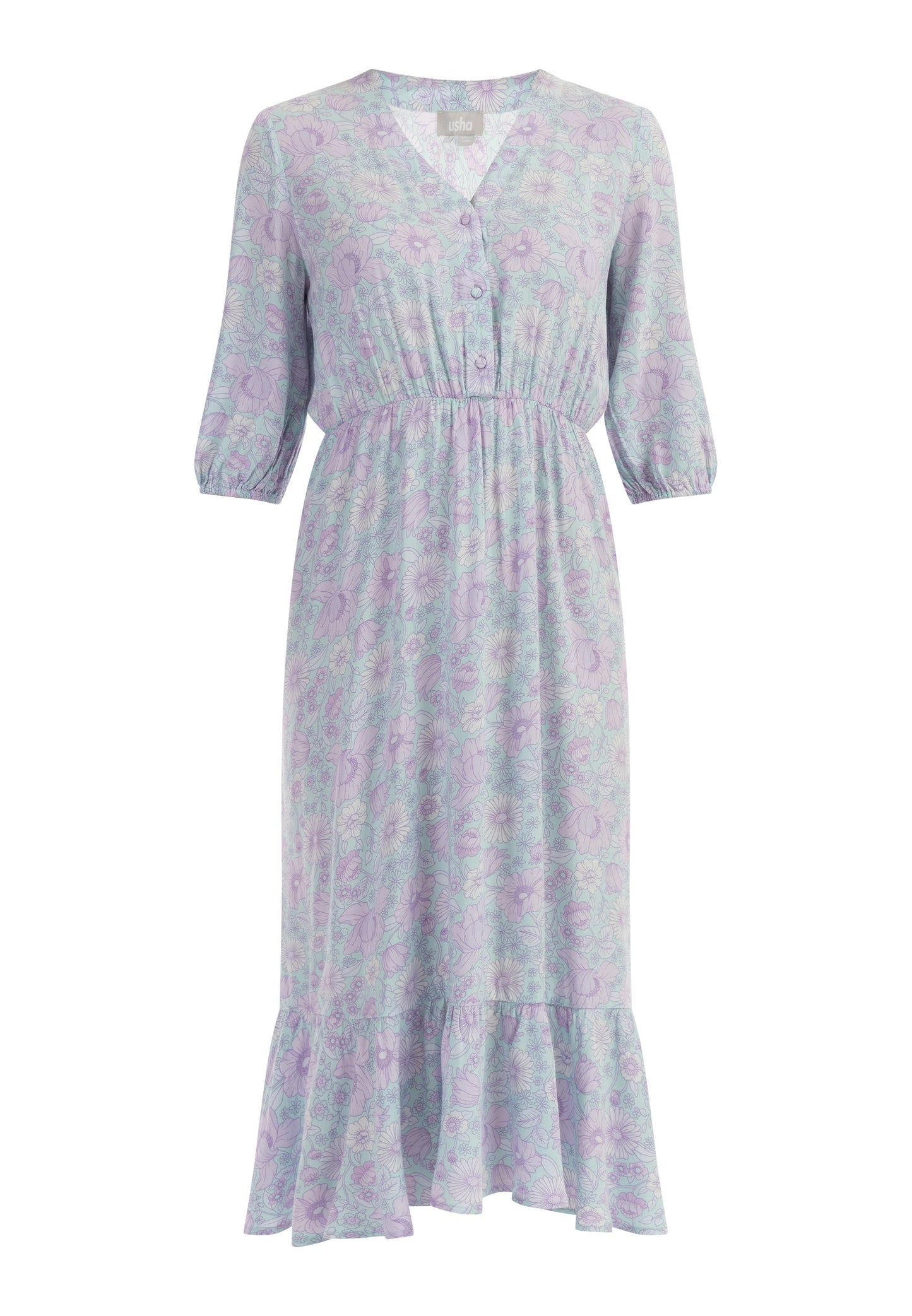 usha women's midi dress