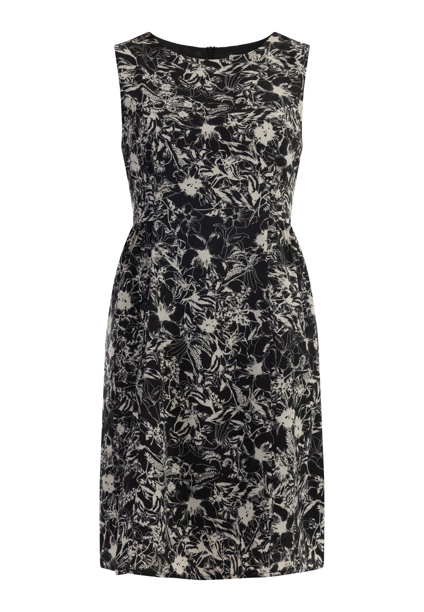 usha women's midi dress with a retro print