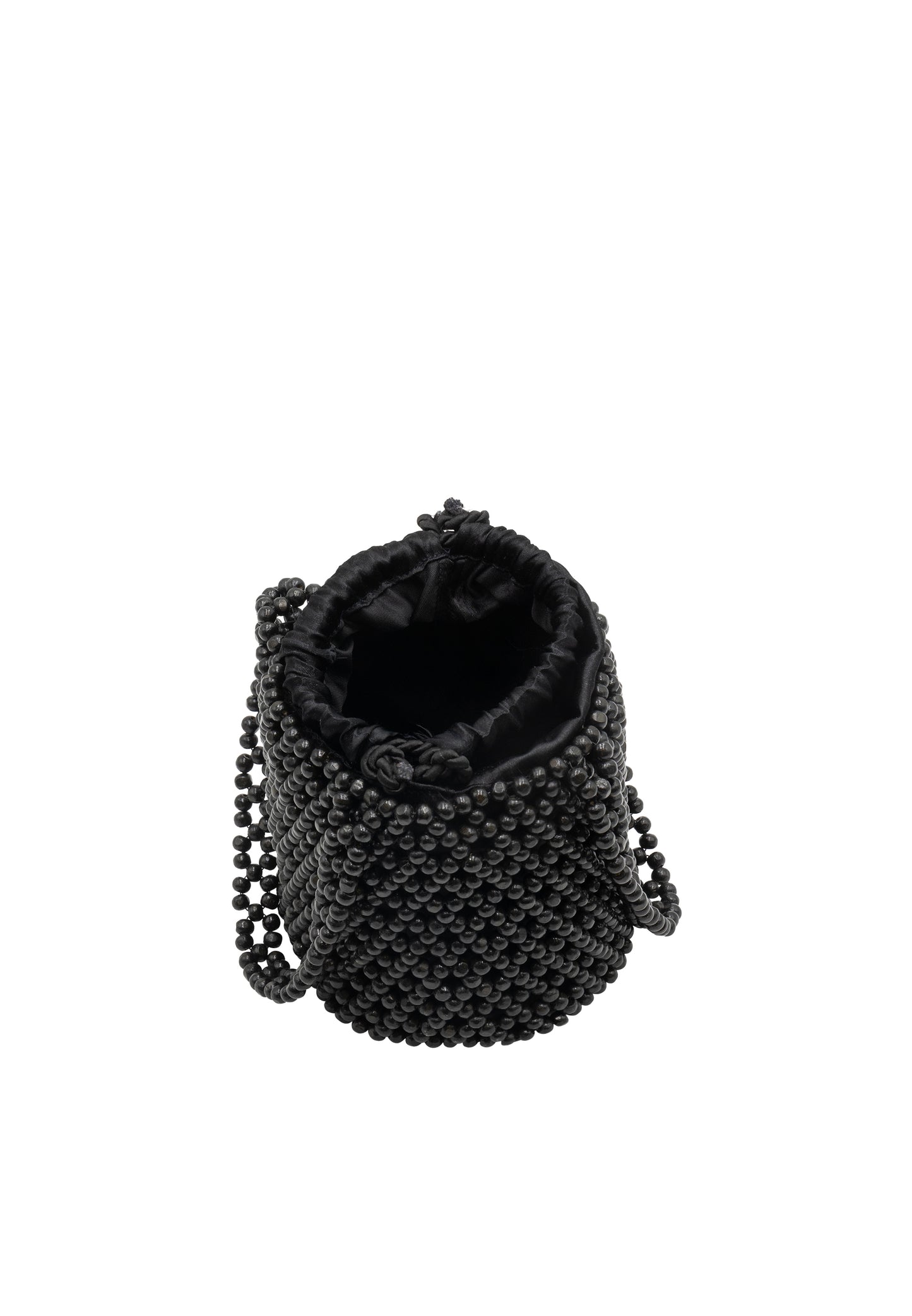 IZIA women's beaded bucket bag