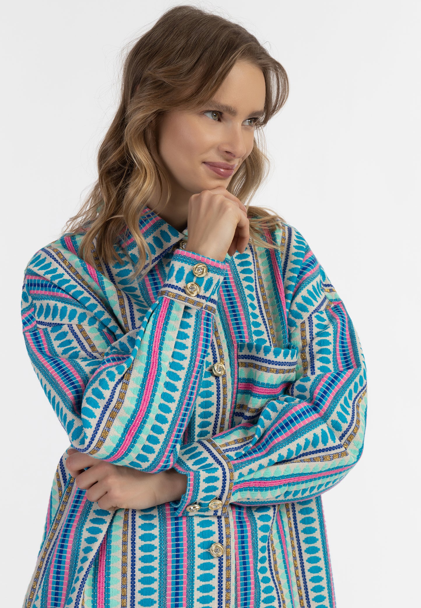 IZIA women's shirt jacket