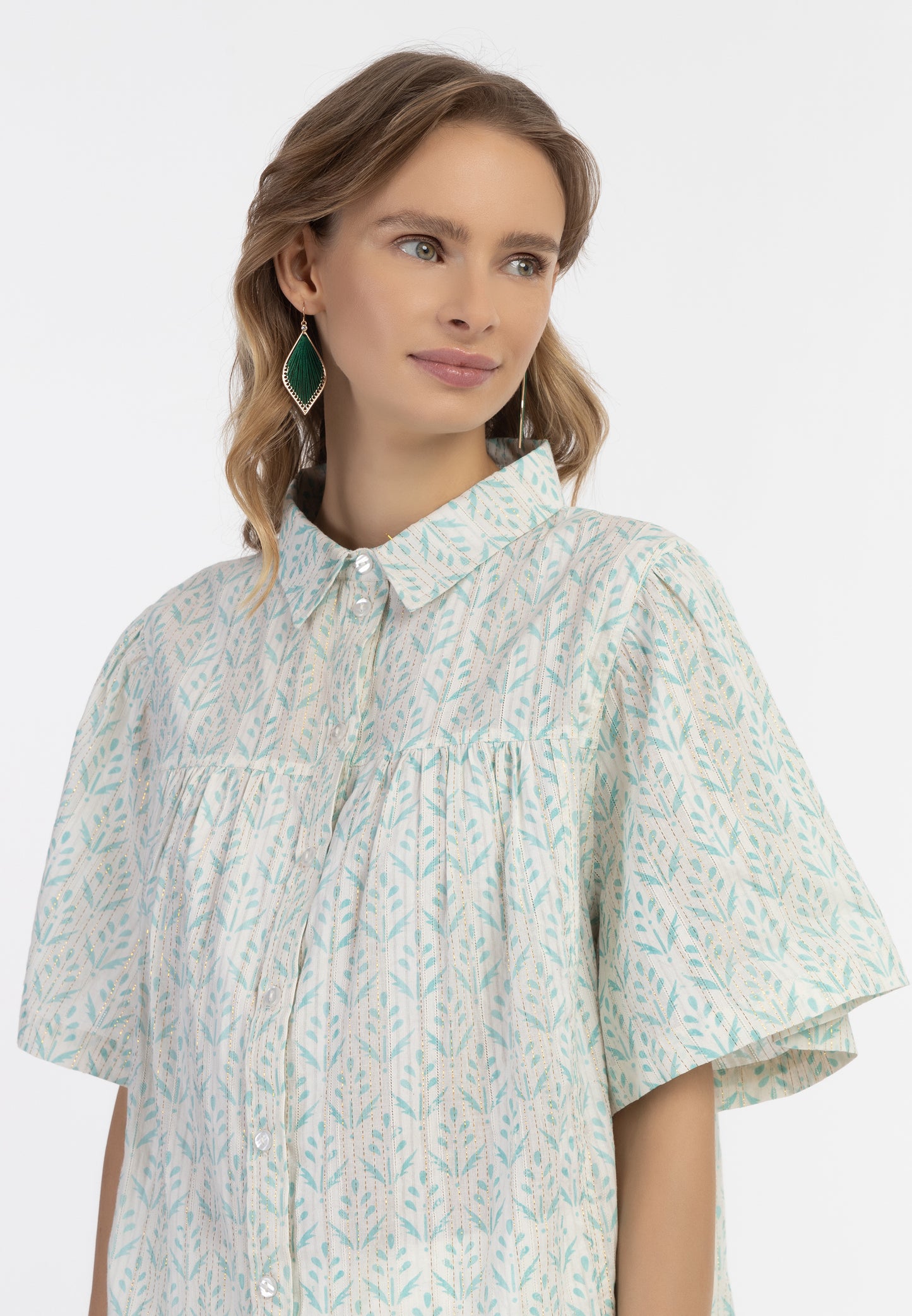 IZIA women's short sleeve blouse