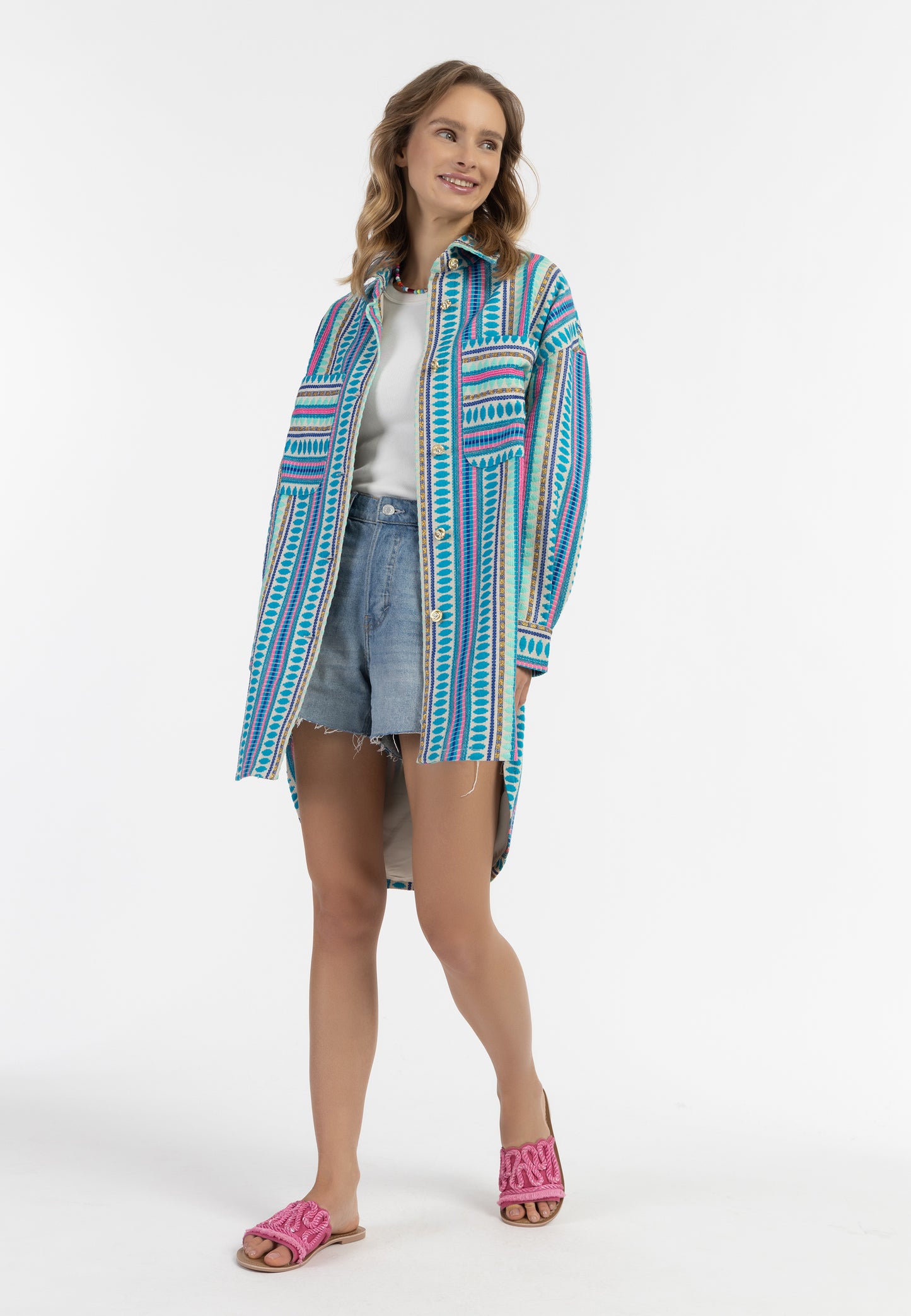 IZIA women's shirt jacket