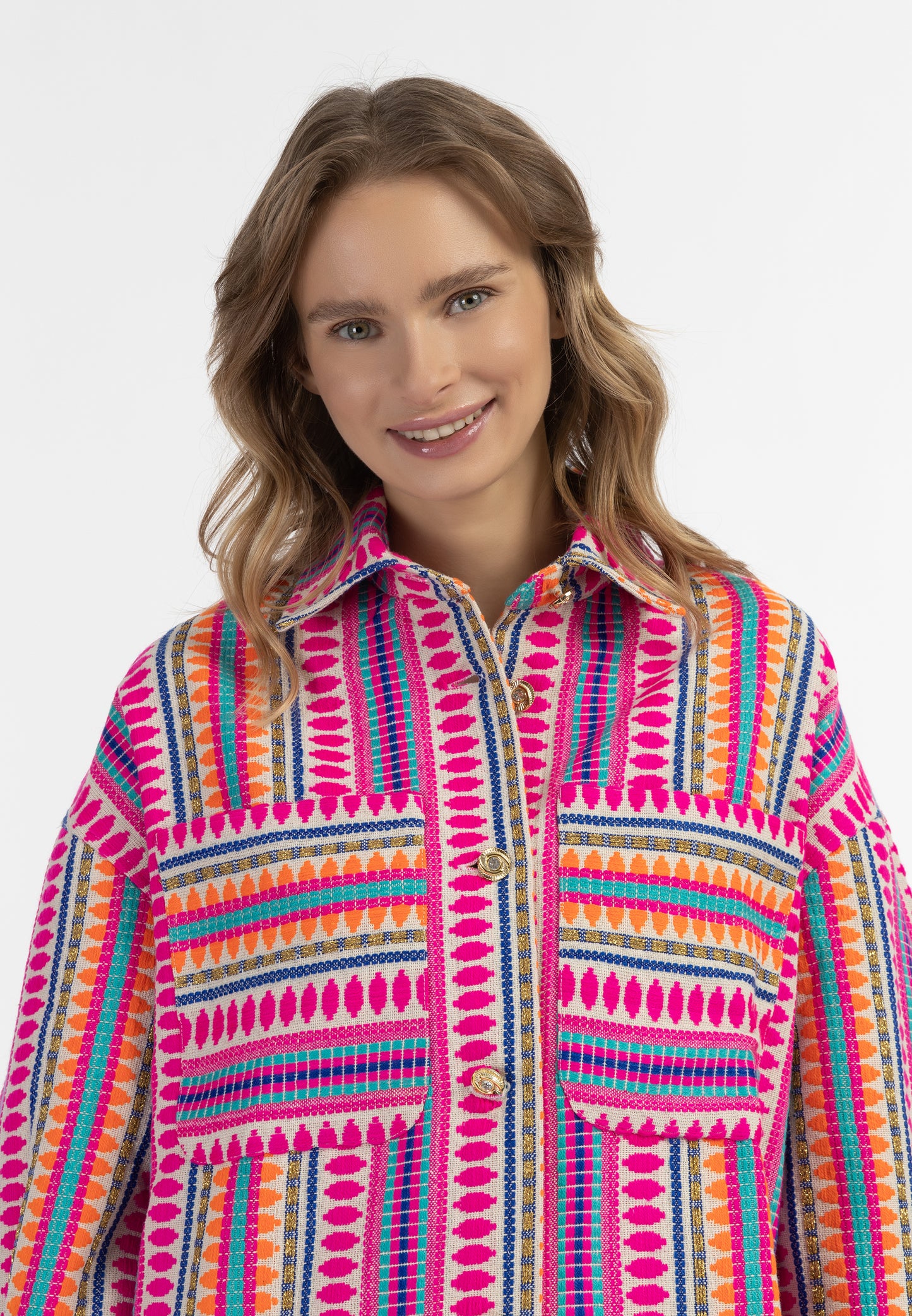 IZIA women's shirt jacket