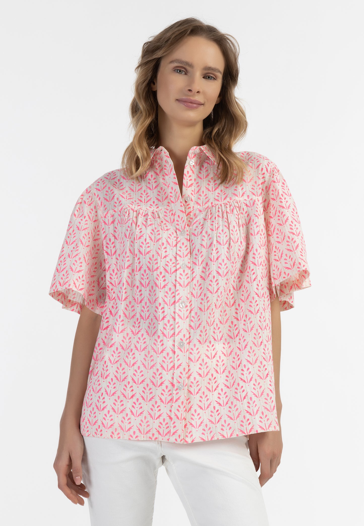 IZIA women's short sleeve blouse