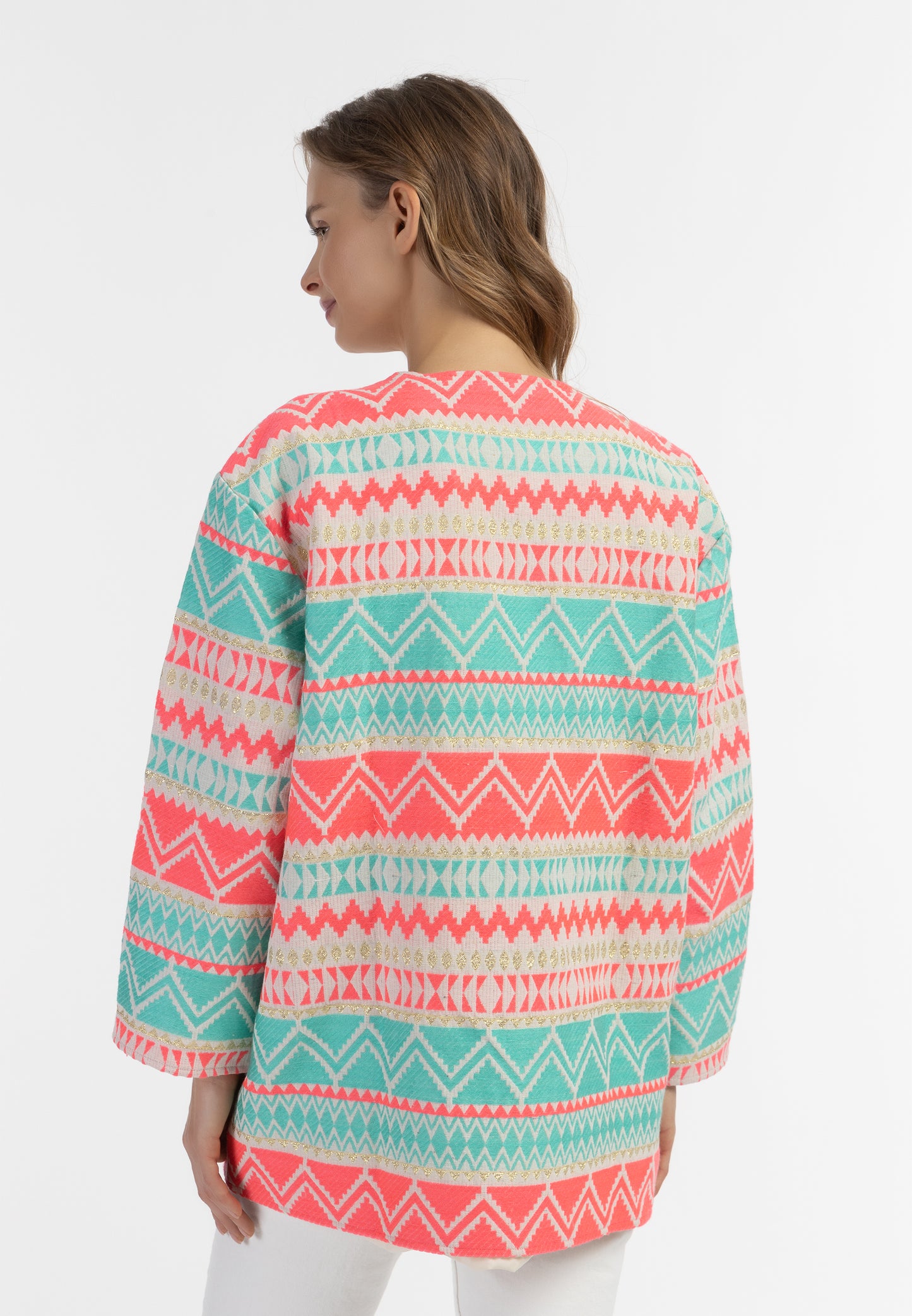 IZIA women's woven short coat