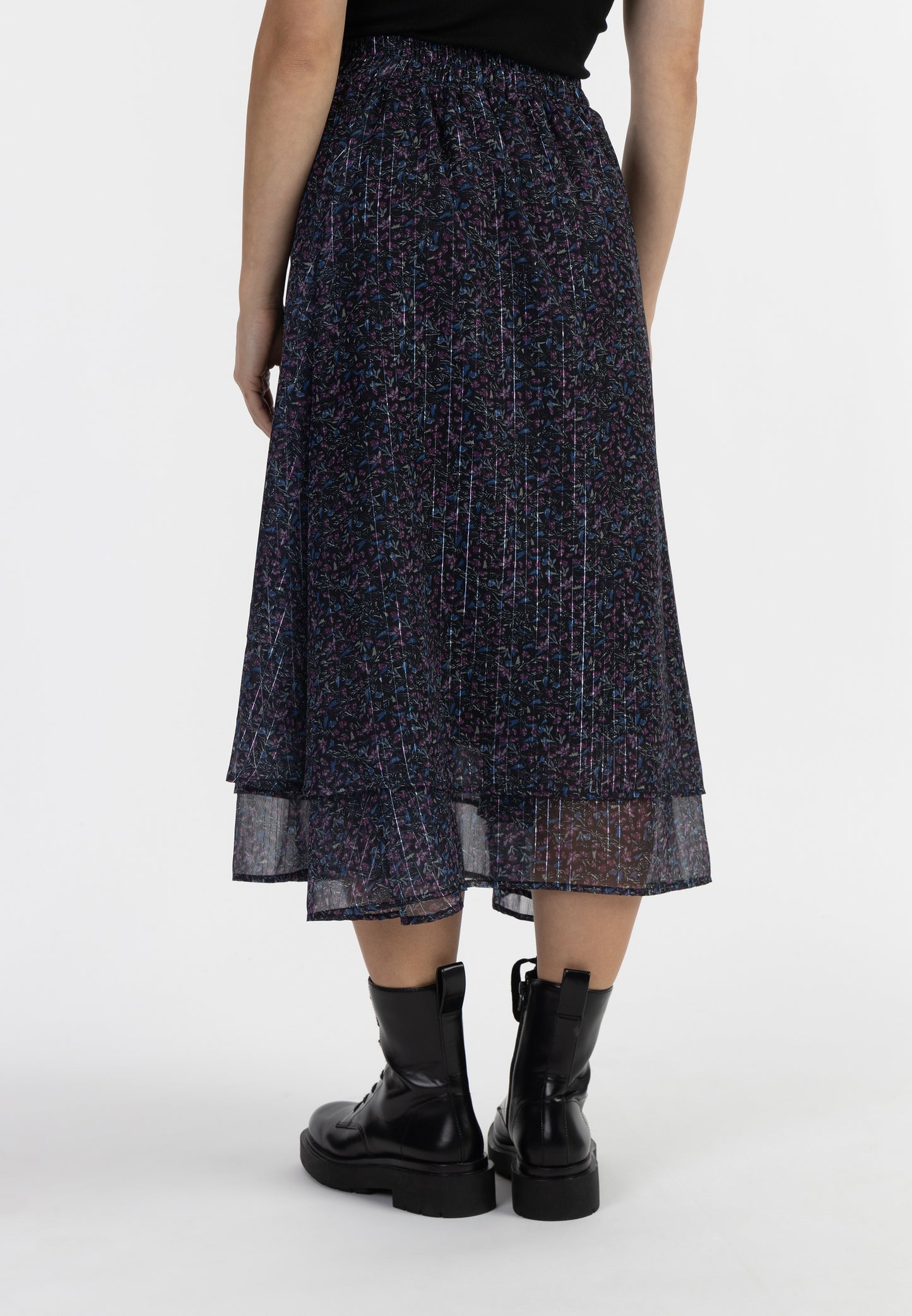 DreiMaster Vintage women's midi skirt with floral print