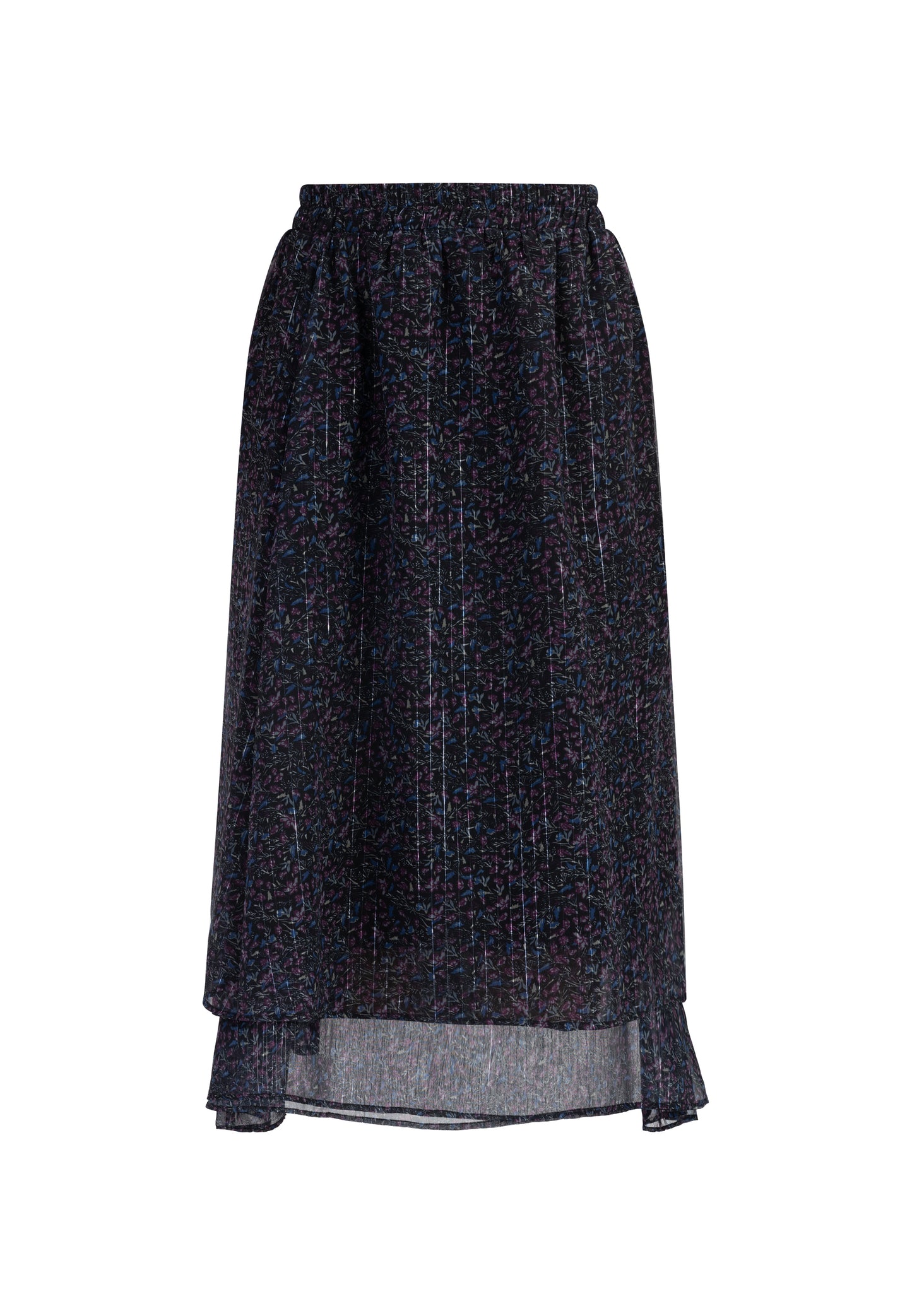 DreiMaster Vintage women's midi skirt with floral print
