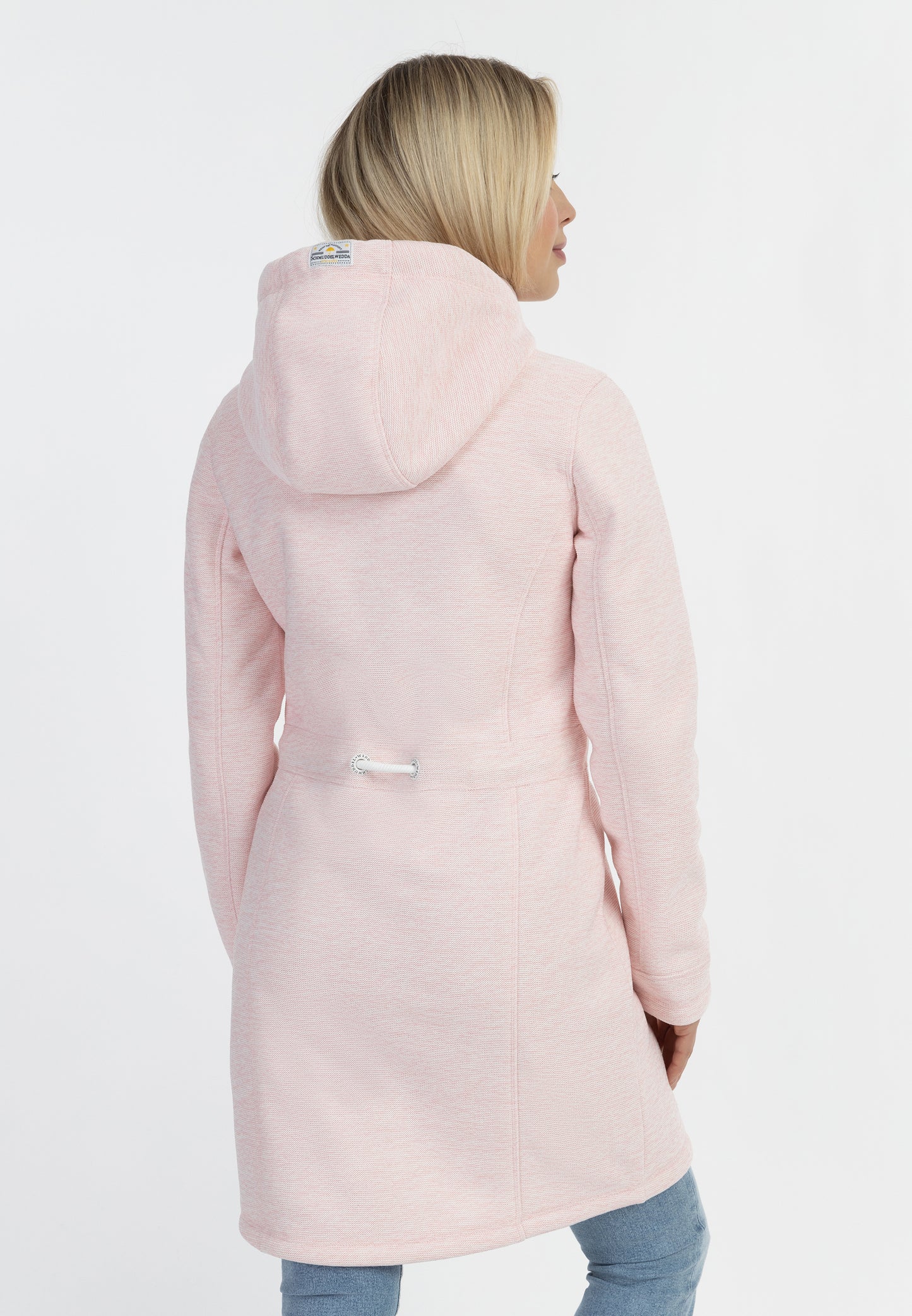 Schmuddelwedda women's knitted fleece jacket with teddy fur