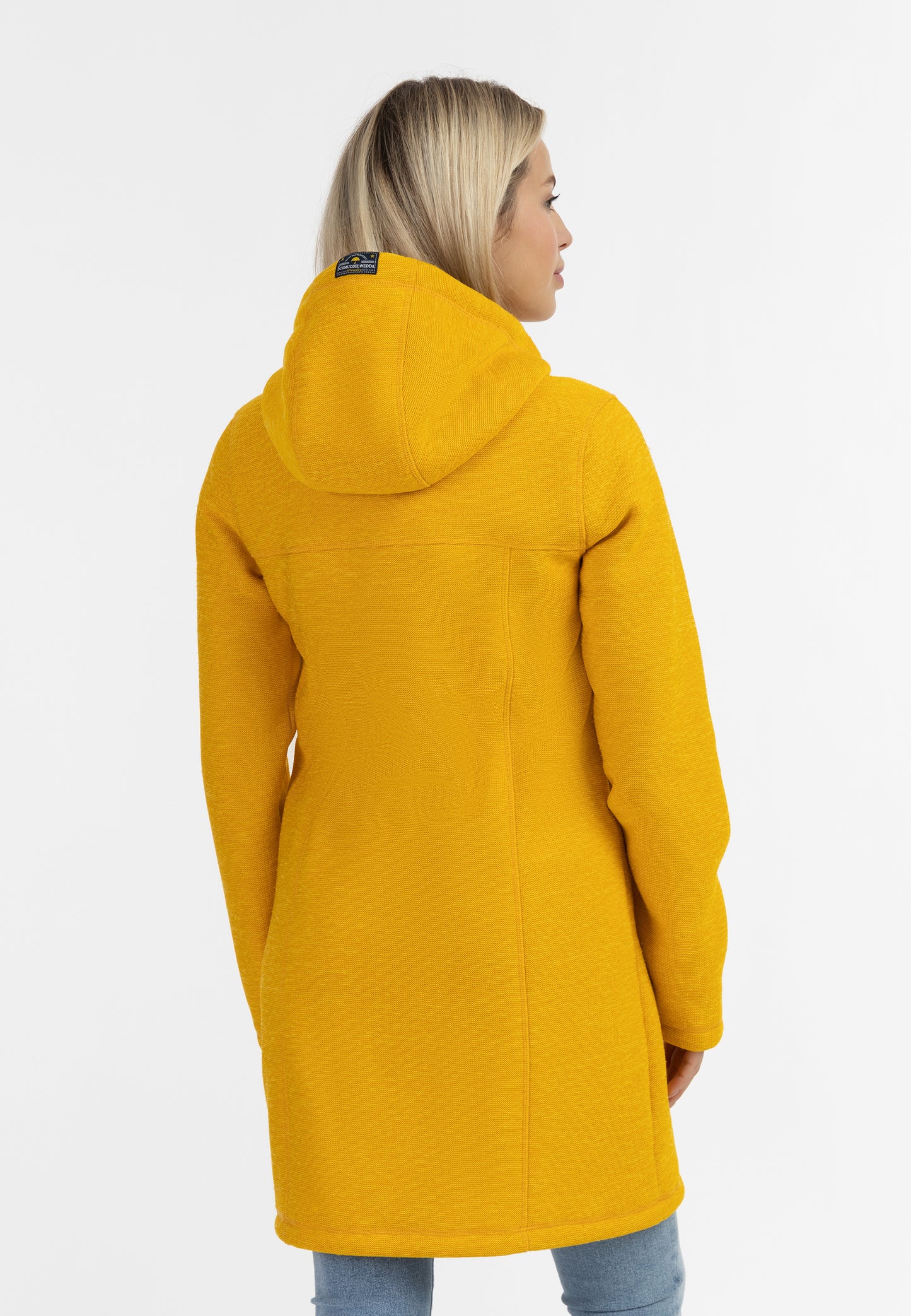 Schmuddelwedda women's knit fleece duffle coat