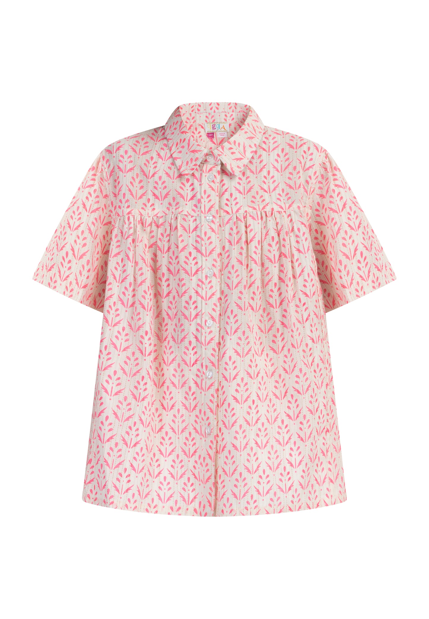IZIA girl's short sleeve blouse