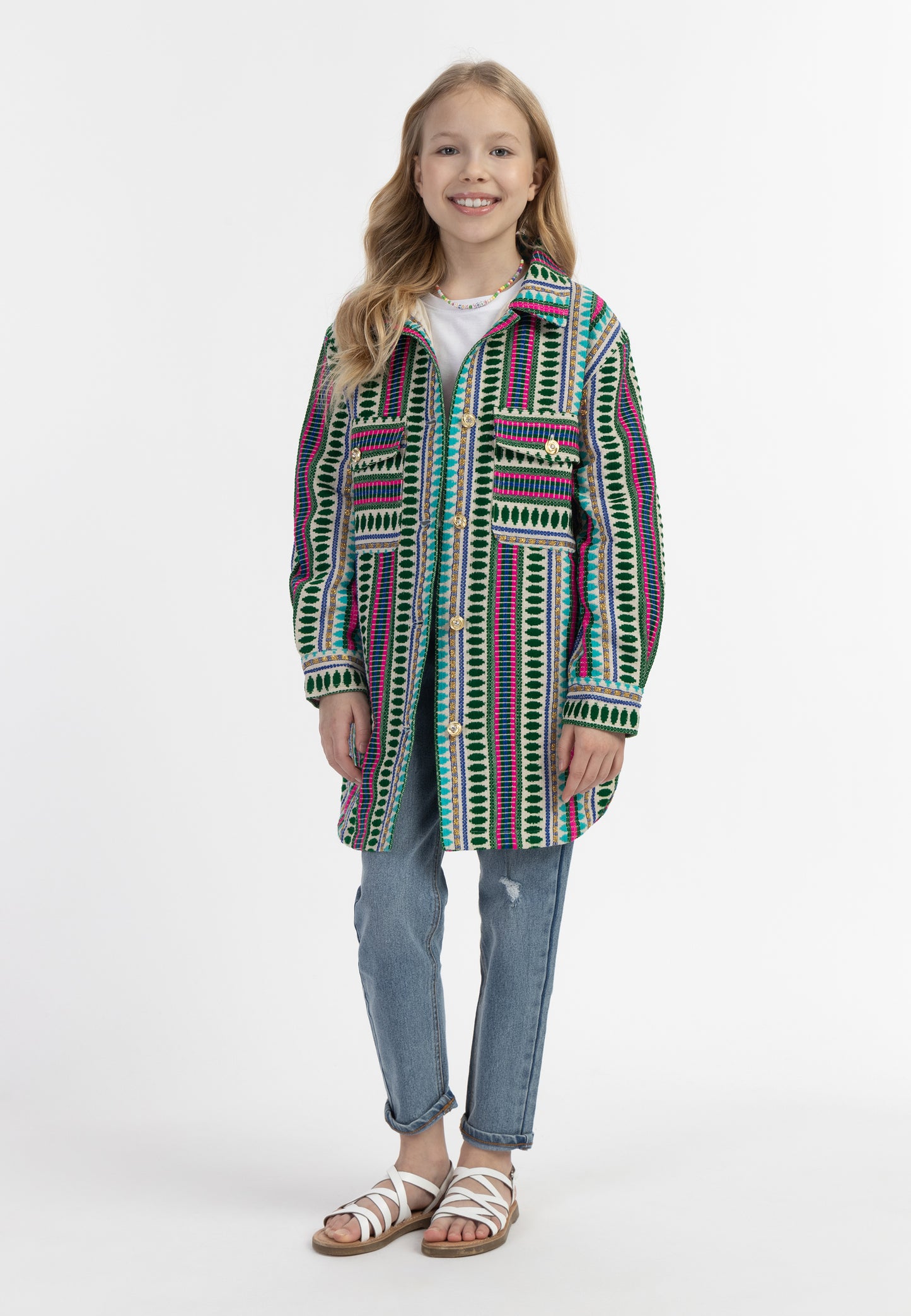 IZIA girl's shirt jacket