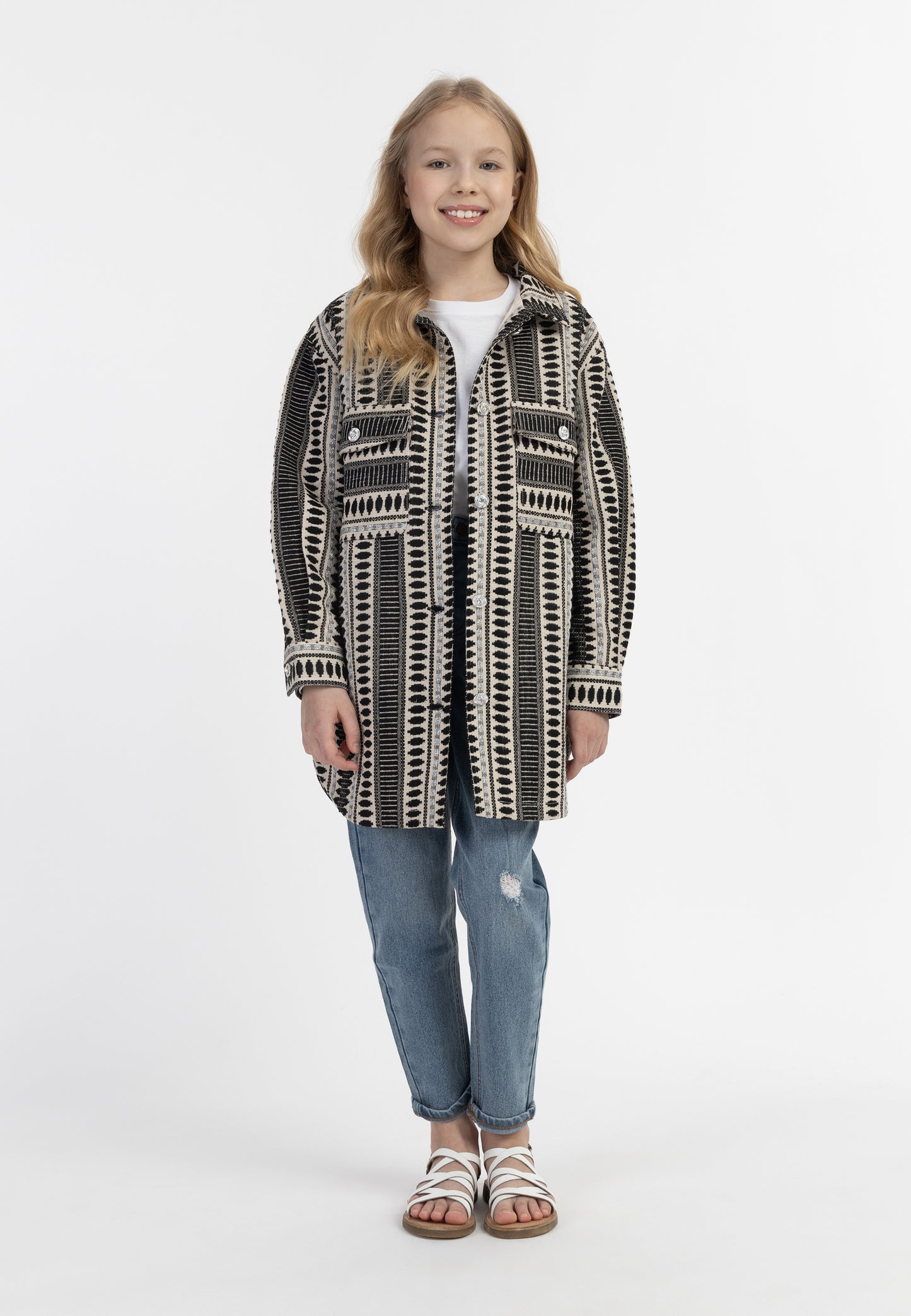 IZIA girl's shirt jacket