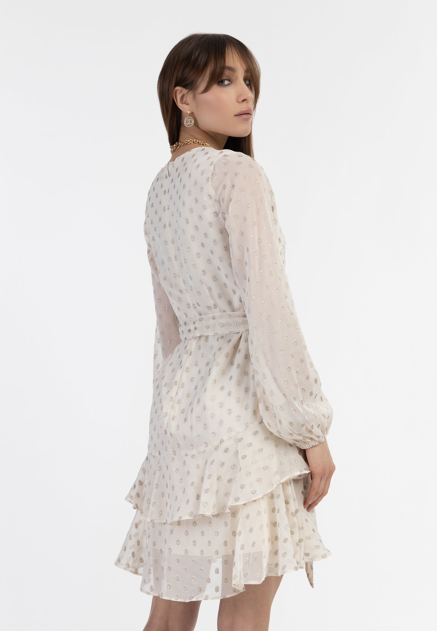 faina women's dress with embroidery