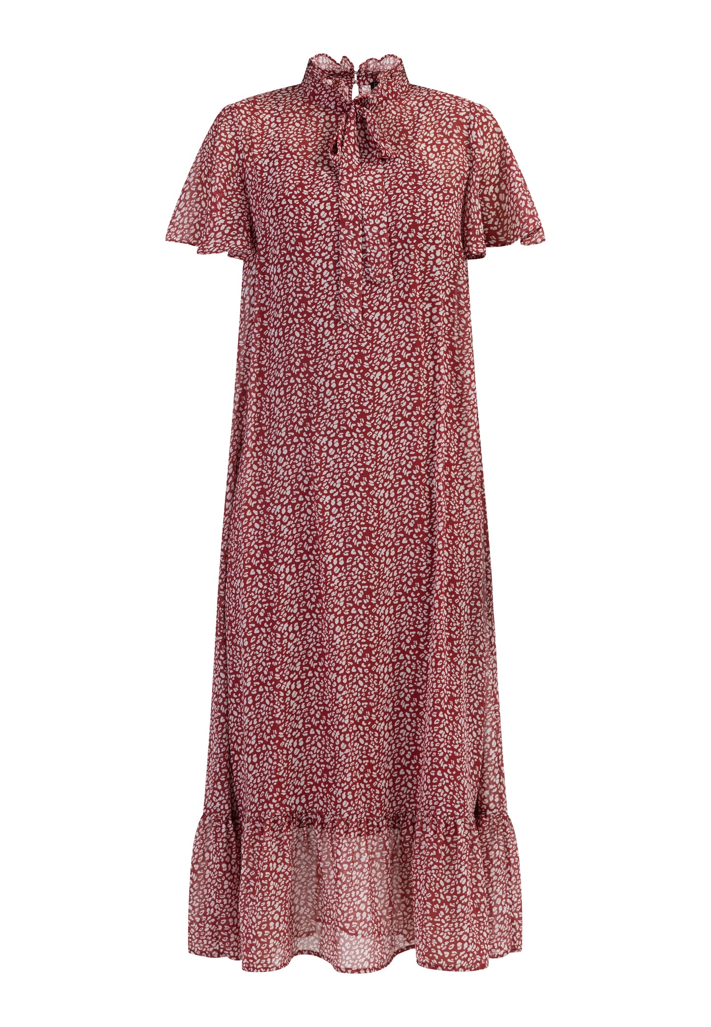 faina women's chiffon midi dress