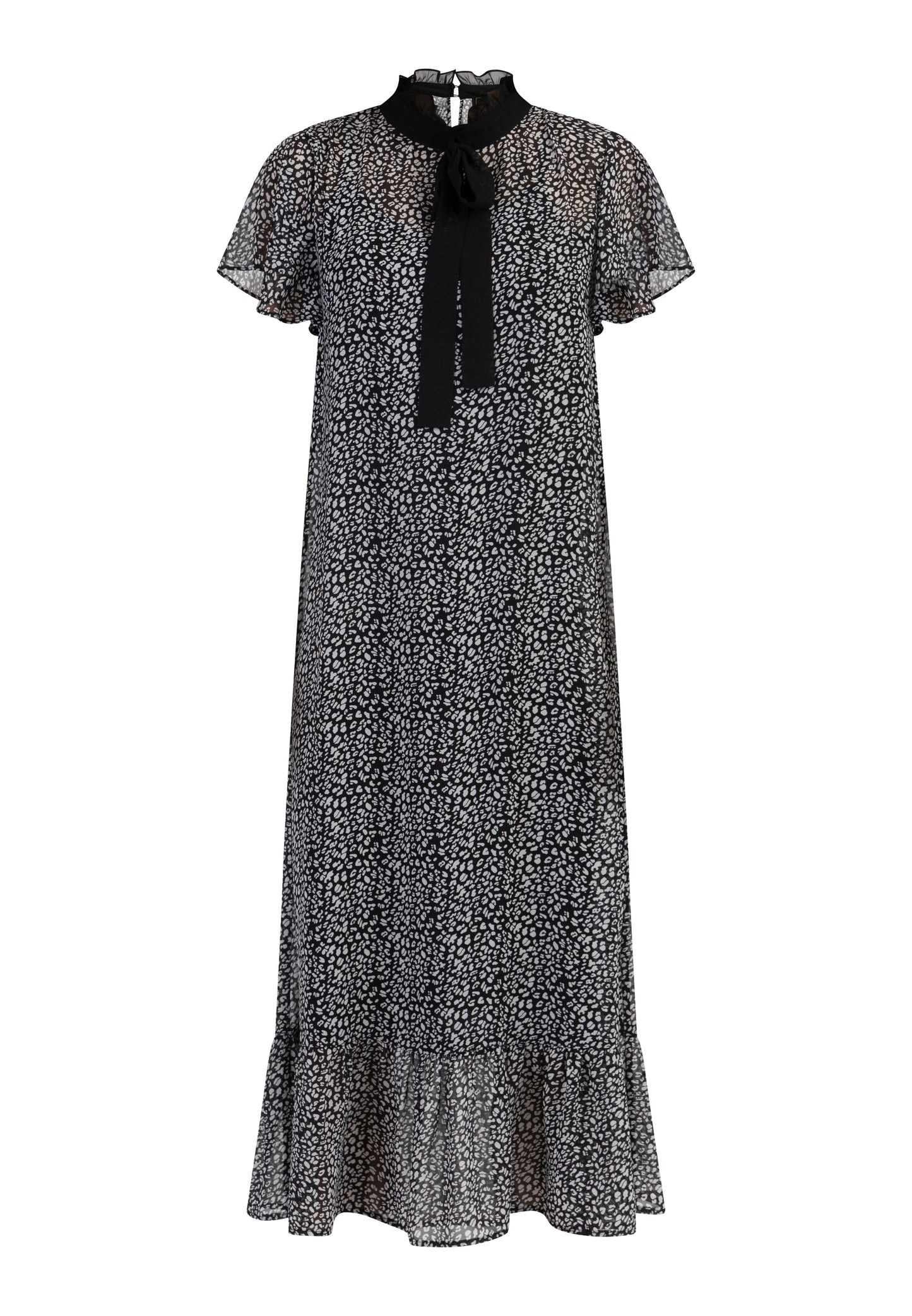 faina women's chiffon midi dress