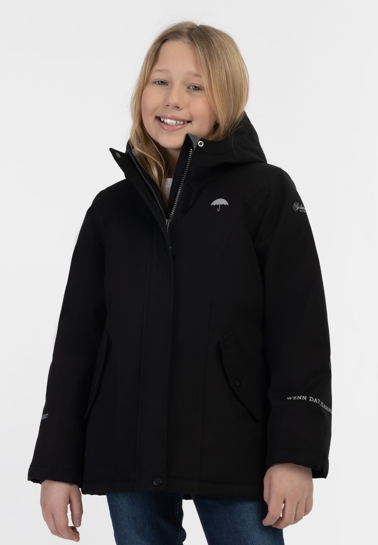 Schmuddelwedda girl's anorak + daypack set