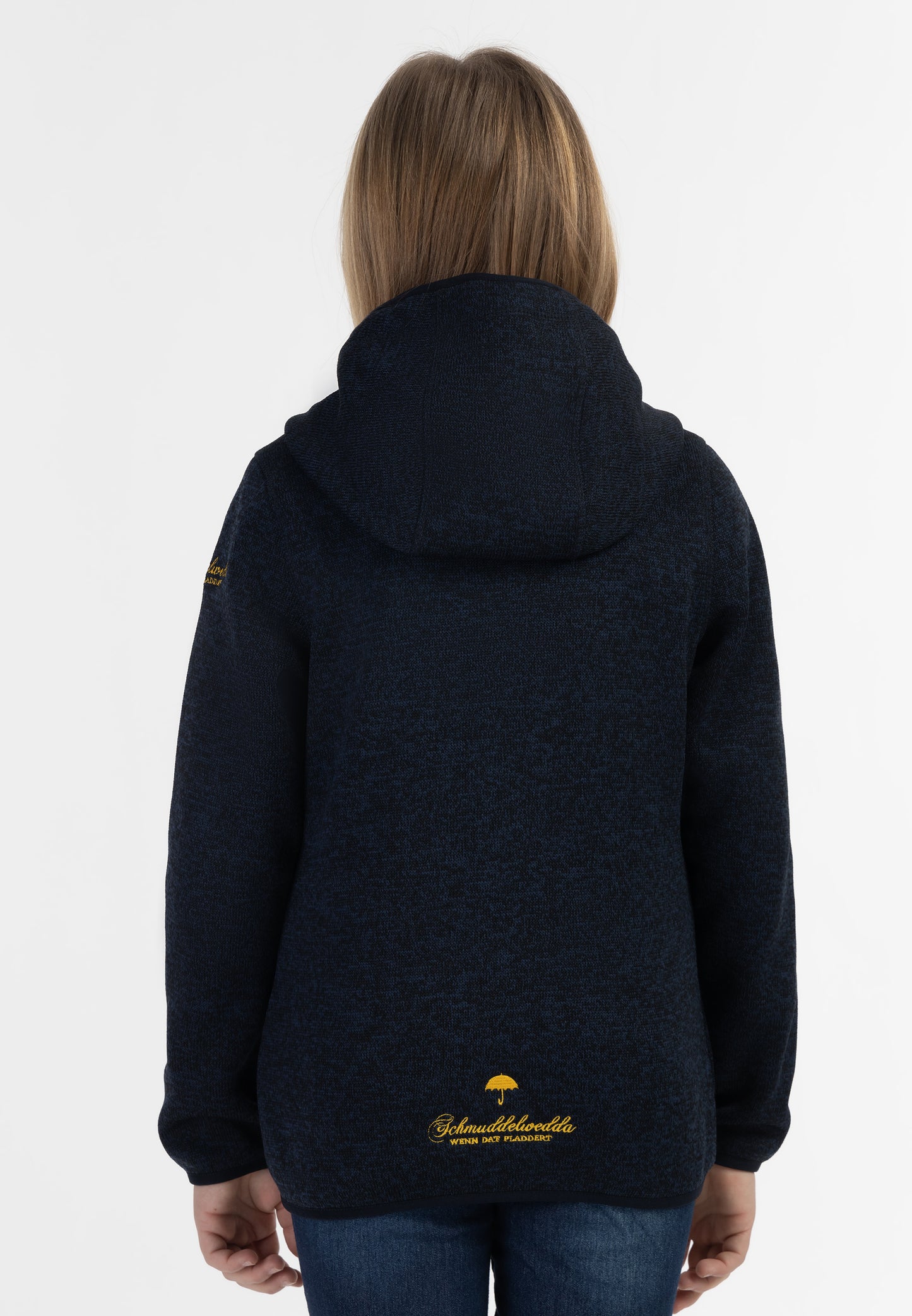 Schmuddelwedda girl's knitted fleece blouson jacket