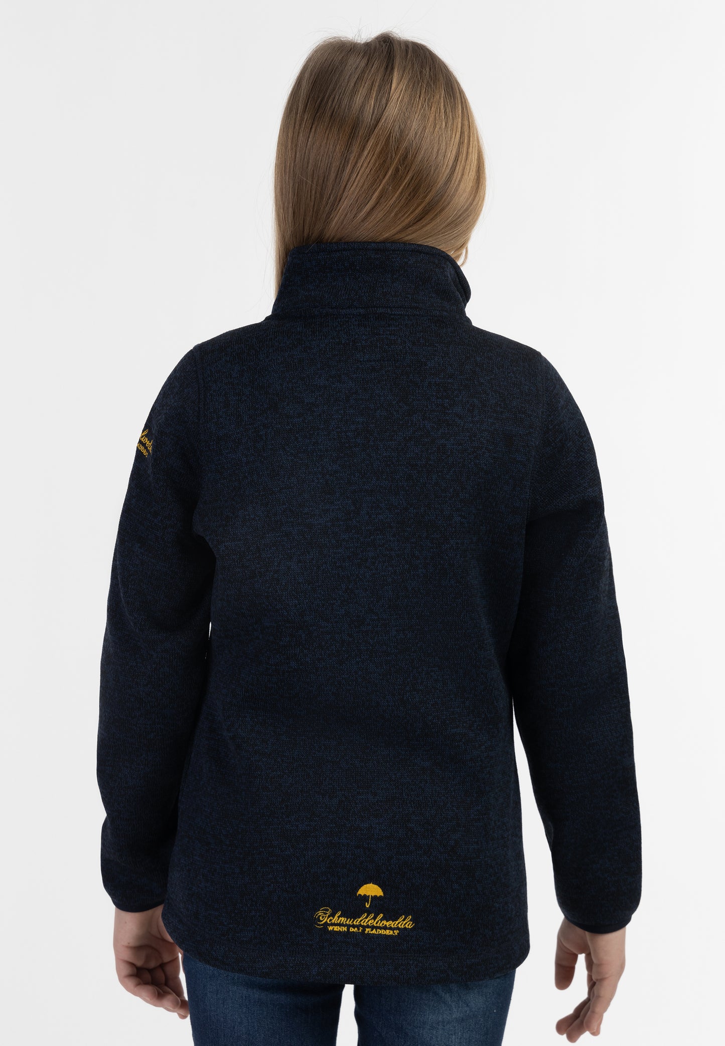 Schmuddelwedda girl's knitted fleece jacket