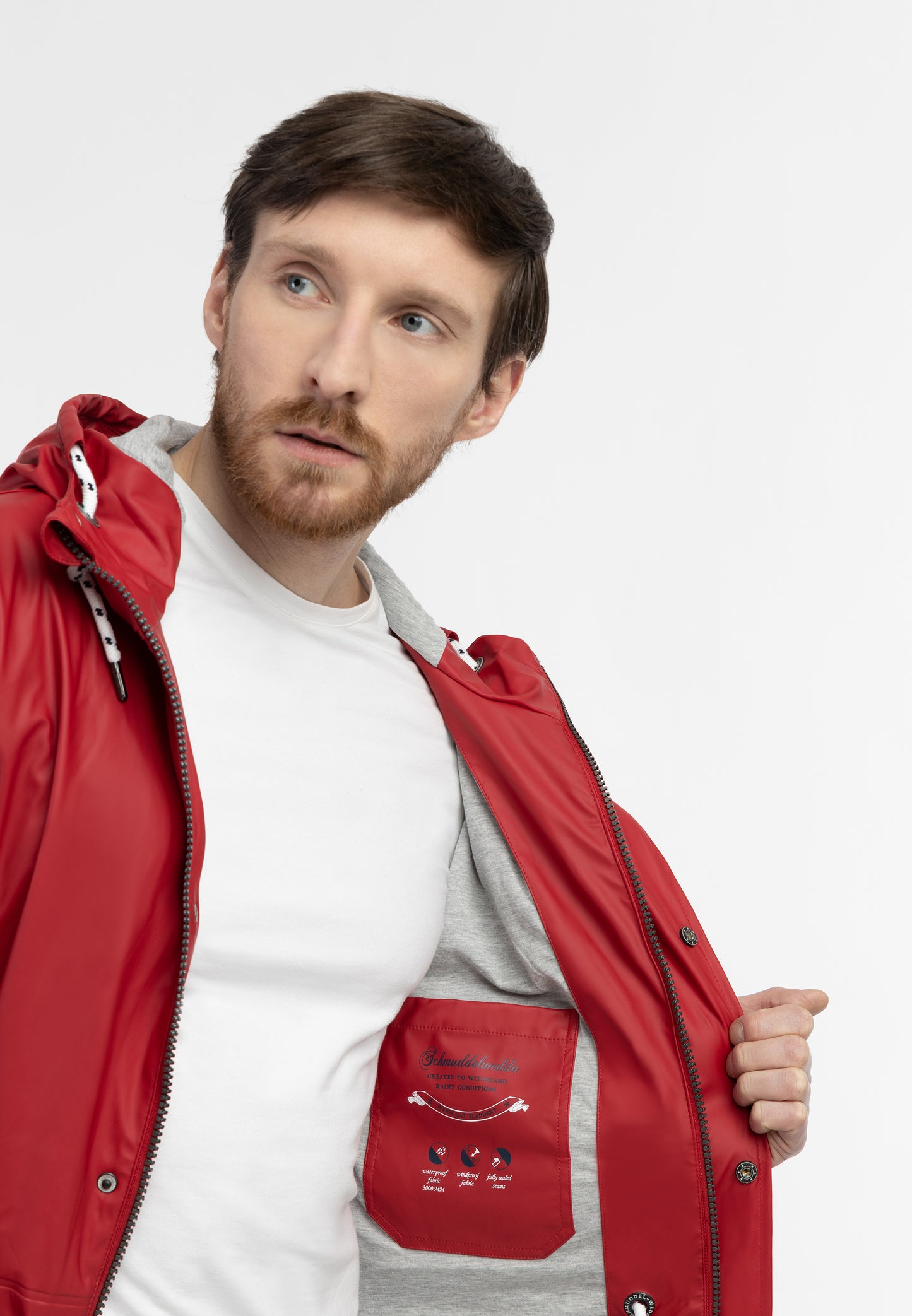 Schmuddelwedda men's rain coat