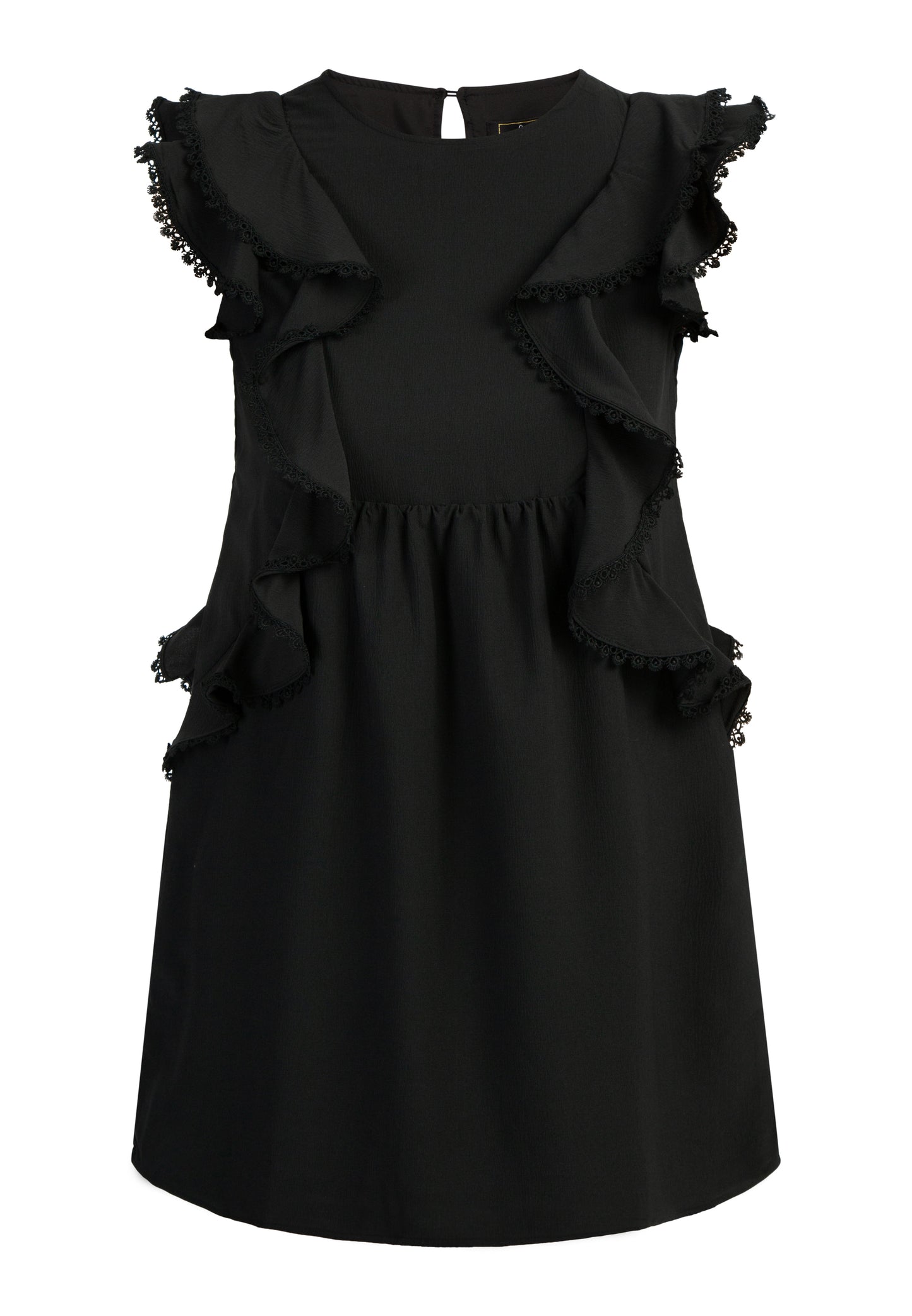 faina women's mini dress with ruffles