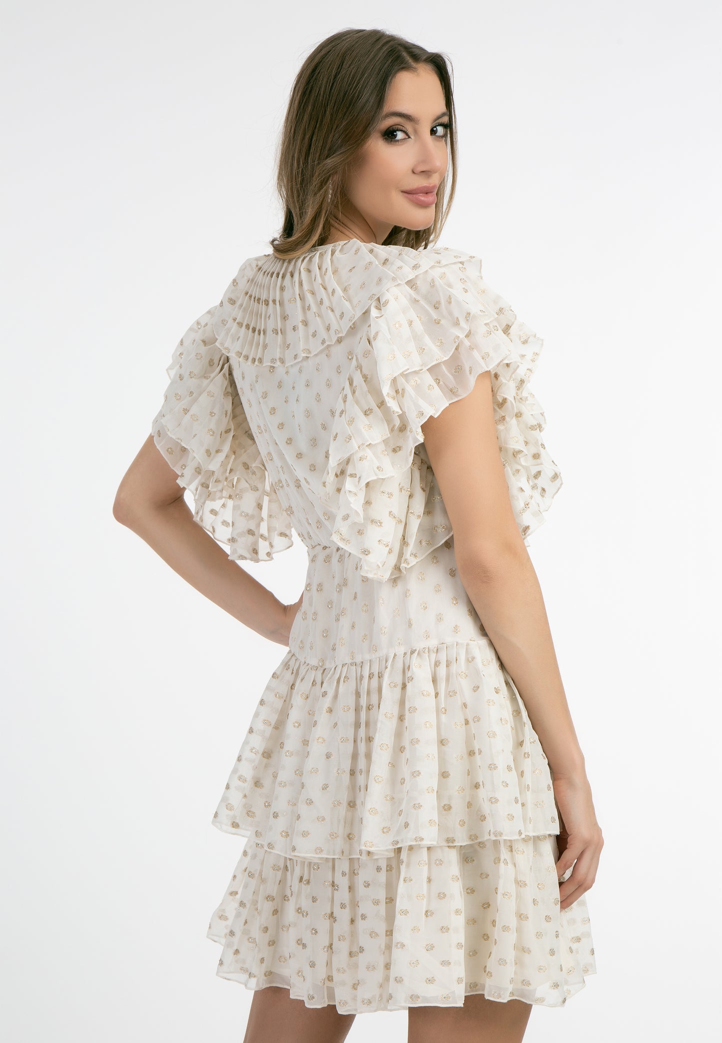 faina women's ruffle dress