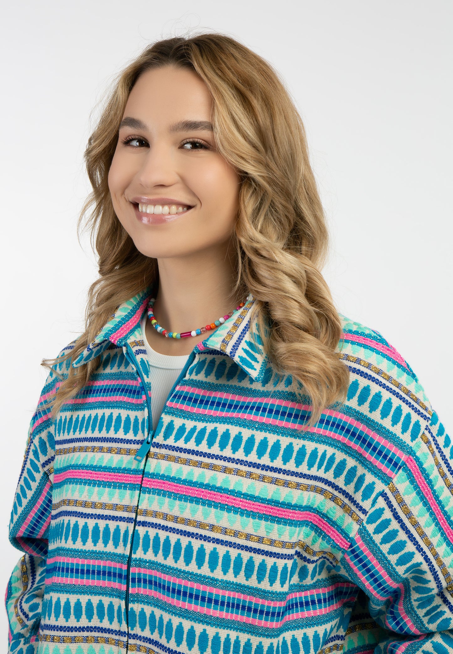 IZIA women's oversized bomber jacket