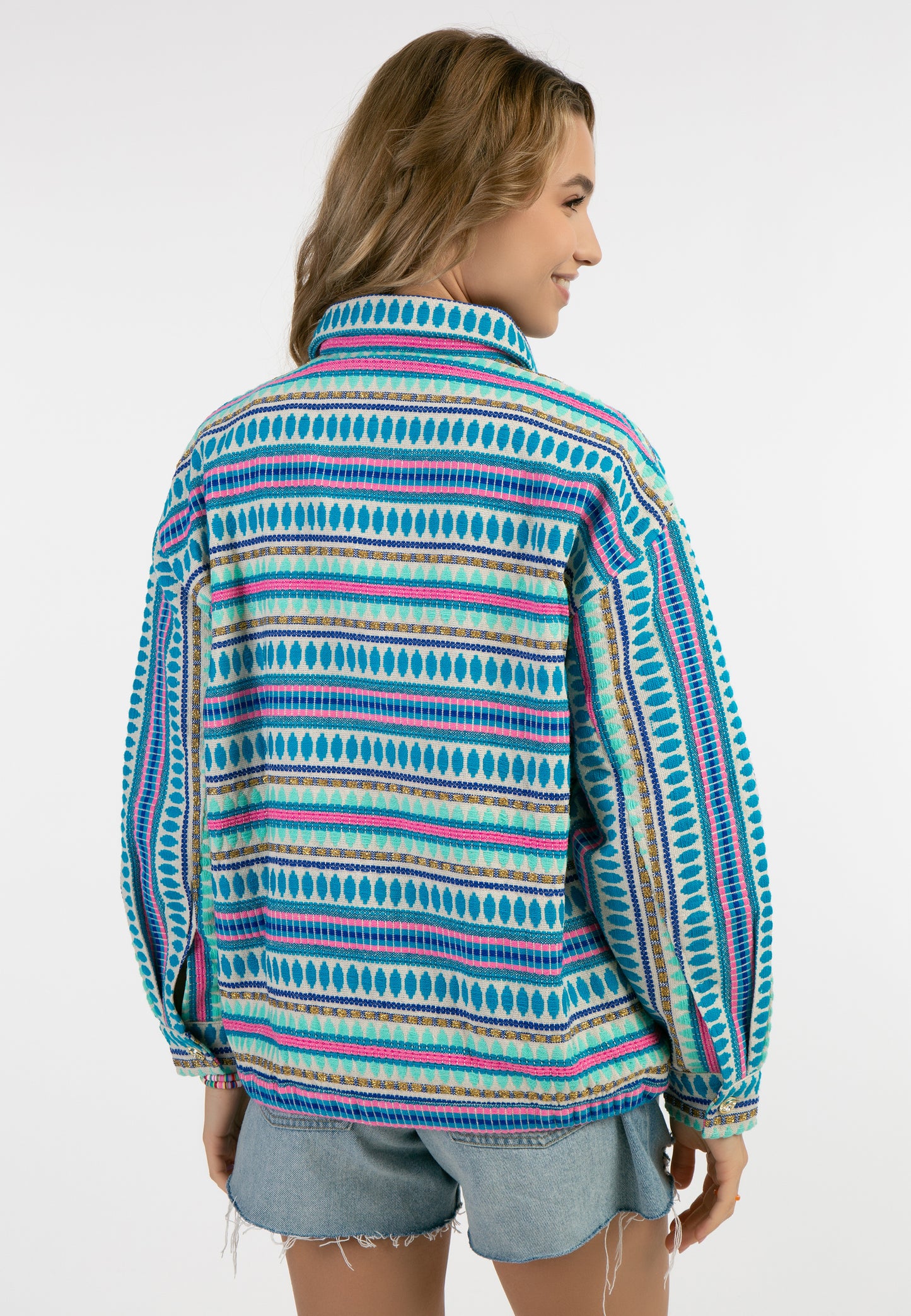 IZIA women's oversized bomber jacket
