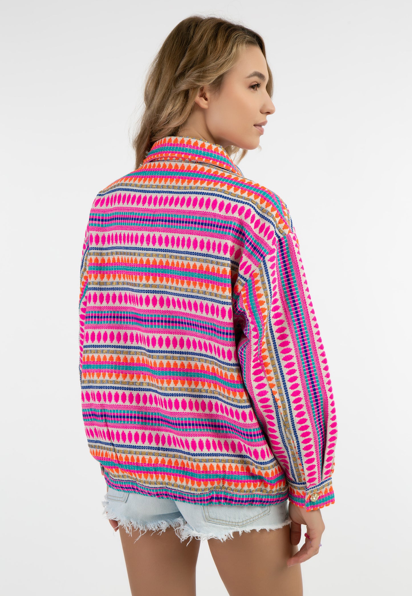 IZIA women's oversized bomber jacket