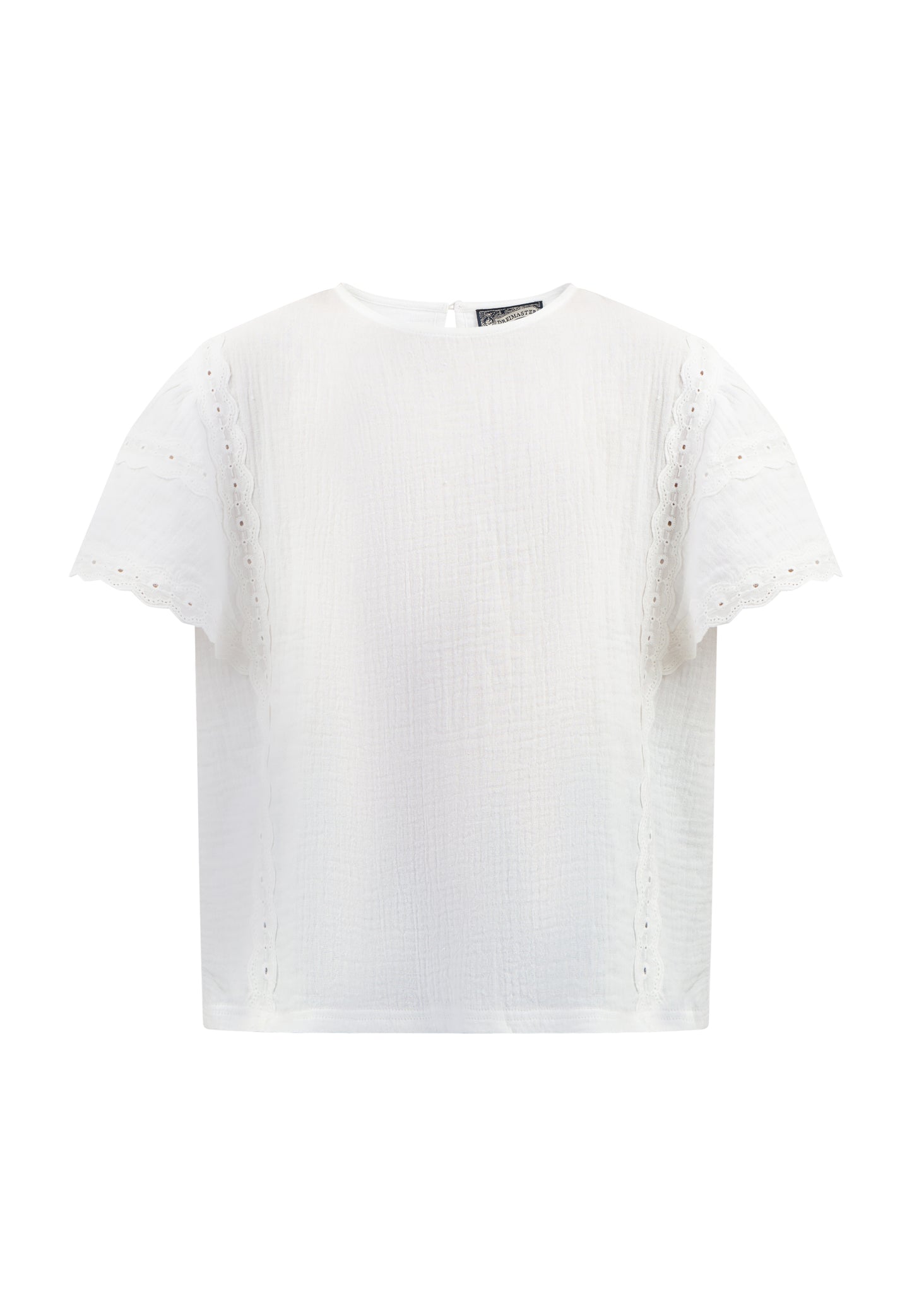 DreiMaster girl's blouse shirt with lace