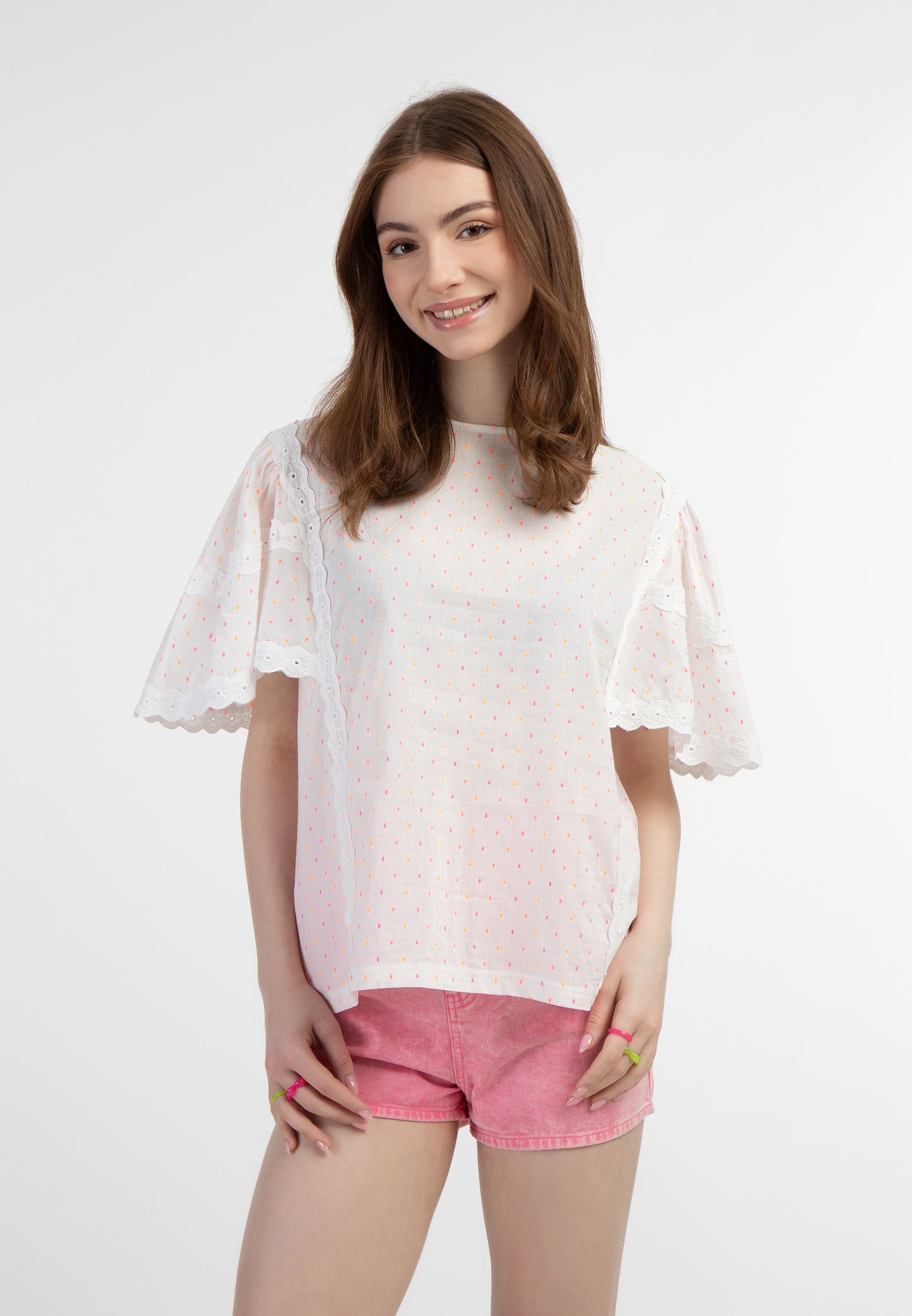 myMo women's blouse with lace